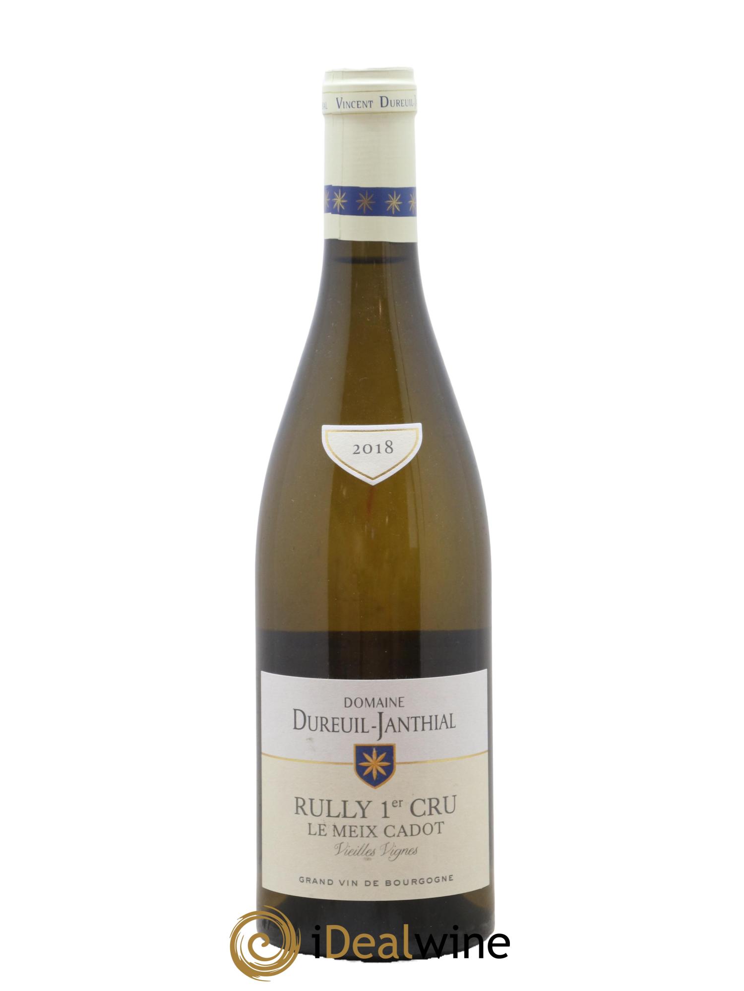Rully 1er Cru Le Meix Cadot Vieilles Vignes Vincent Dureuil-Janthial 2018 - Posten von 1 Flasche - 0