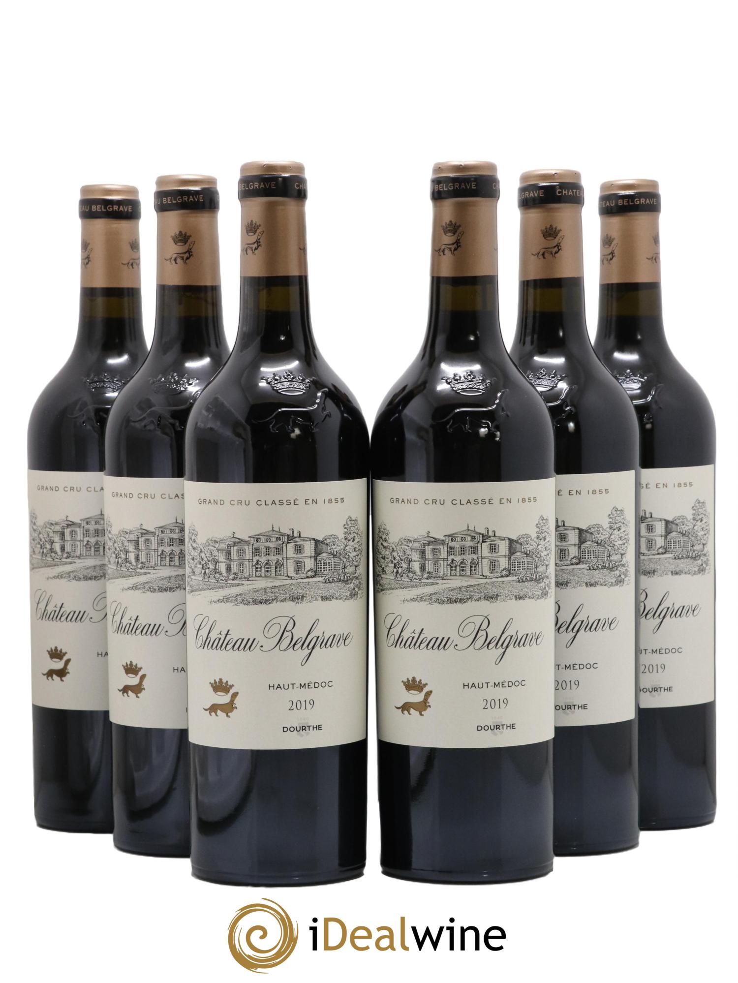 Château Belgrave 5ème Grand Cru Classé 2019 - Lot of 6 bottles - 0