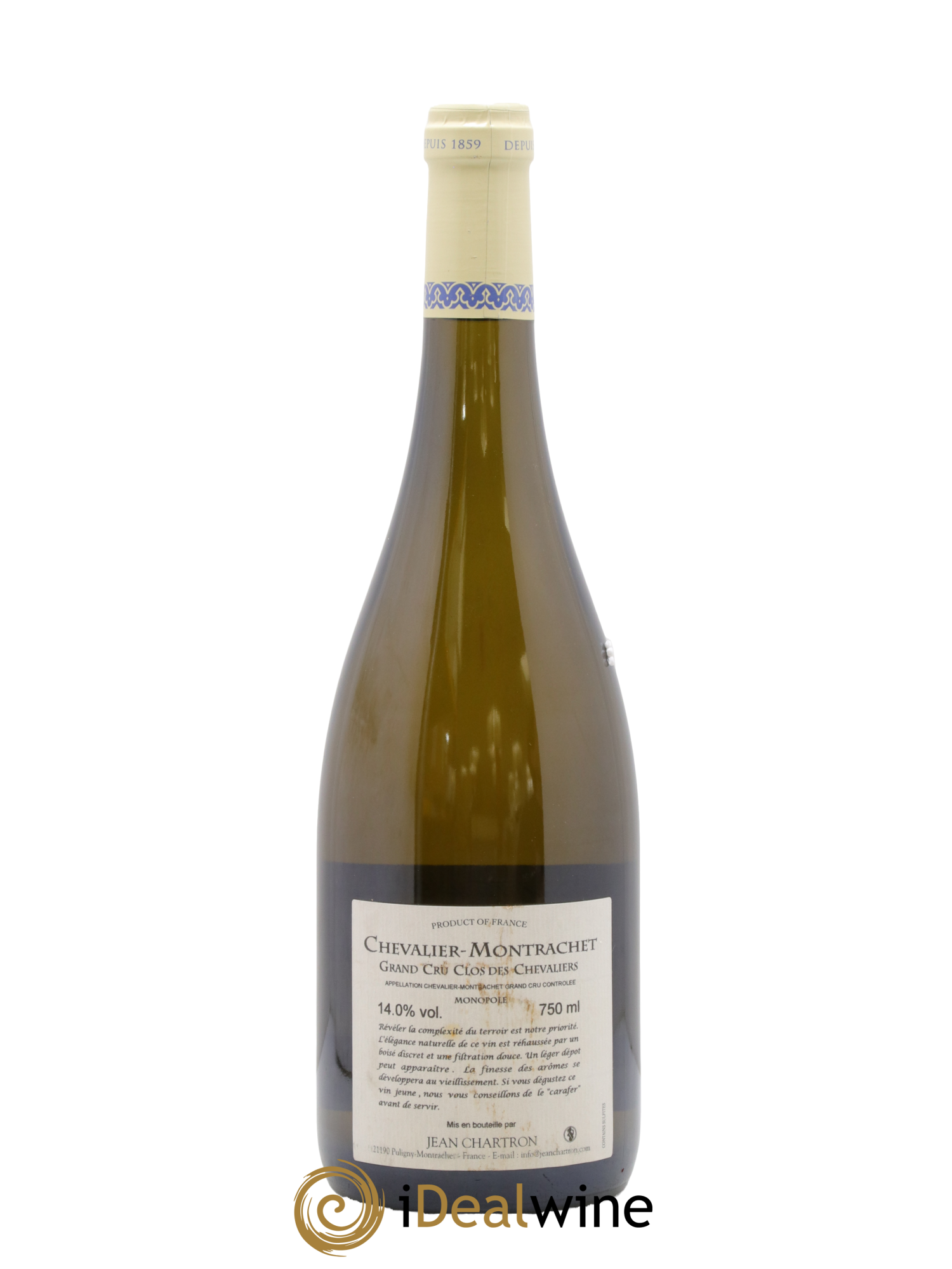 Chevalier-Montrachet Grand Cru Clos des Chevaliers Jean Chartron (Domaine) 2017 - Posten von 1 Flasche - 1
