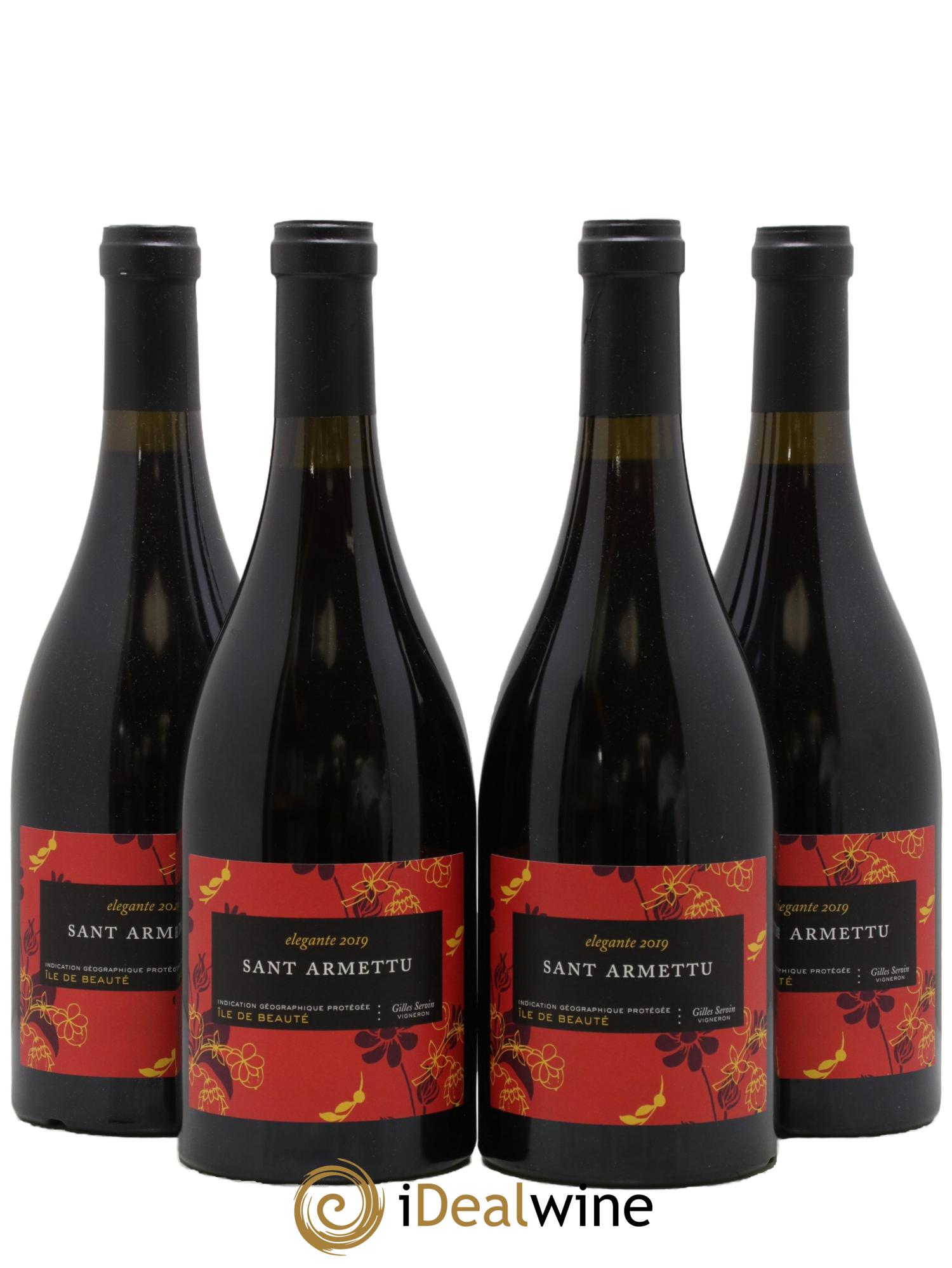 IGP Ile de Beauté Elegante Sant Armettu (Domaine) 2019 - Lotto di 4 bottiglie - 0