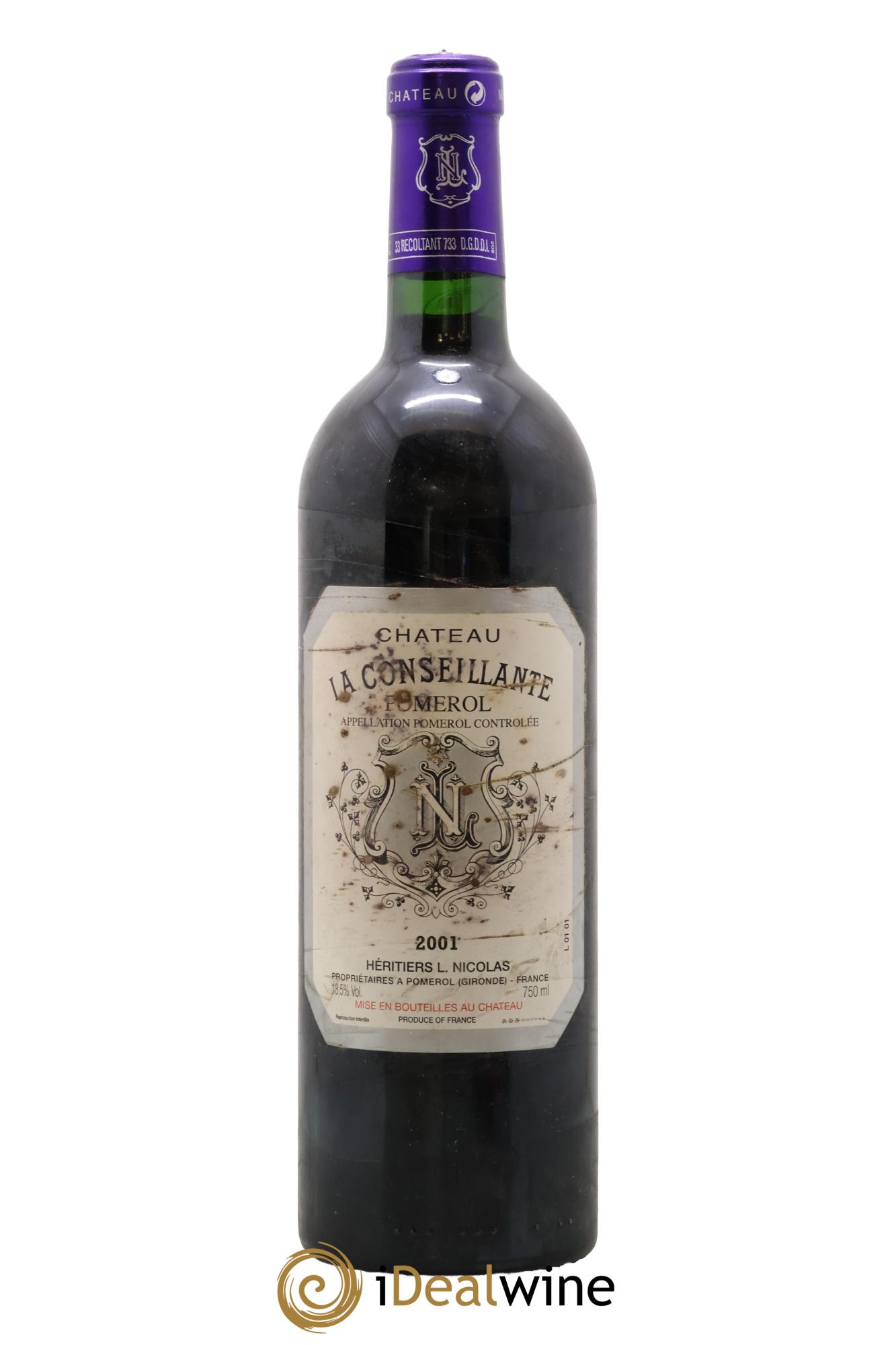 Château la Conseillante 2001 - Lotto di 1 bottiglia - 0