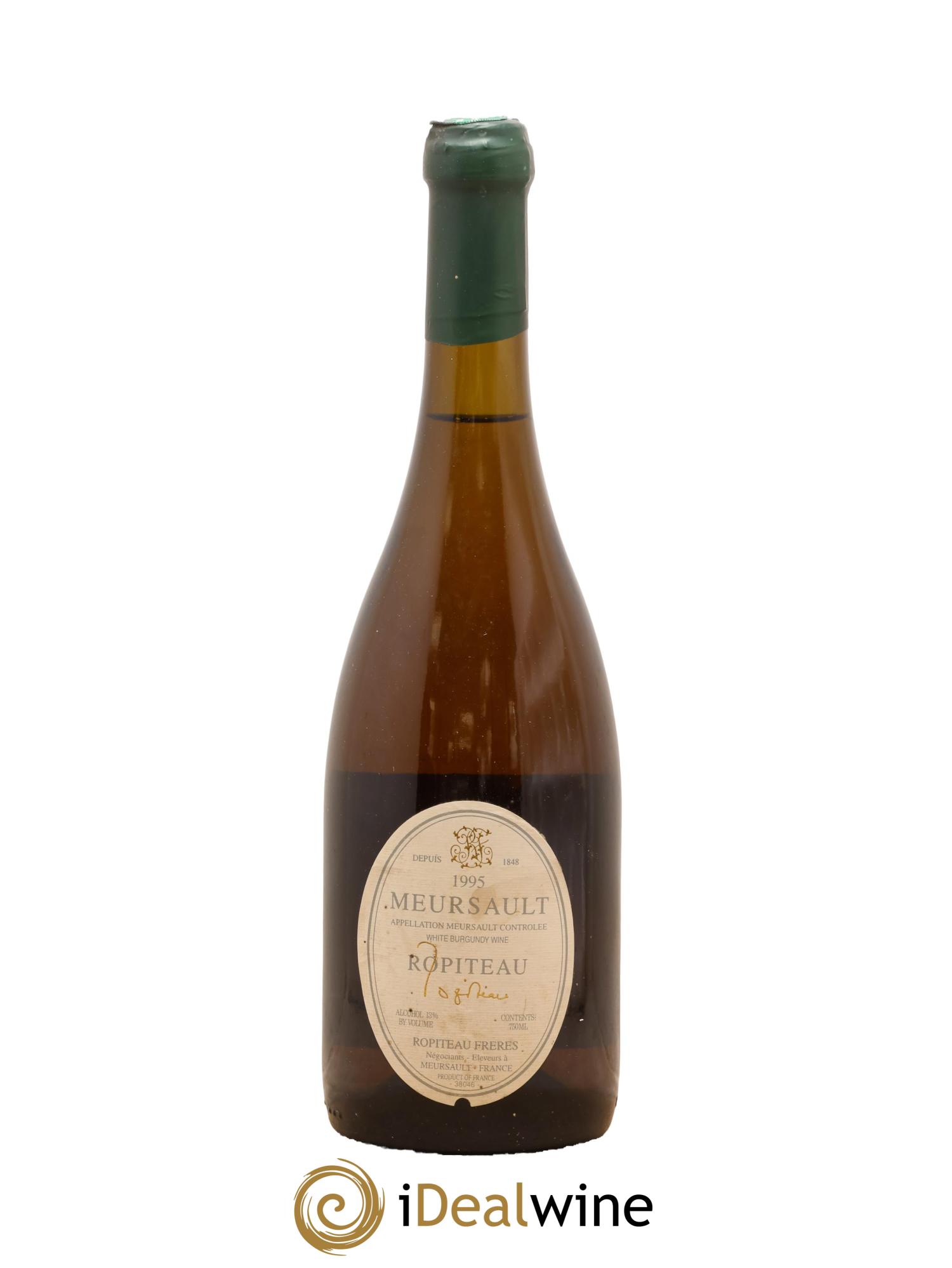 Meursault Ropiteau (Domaine) 1995 - Lot de 1 bouteille - 0