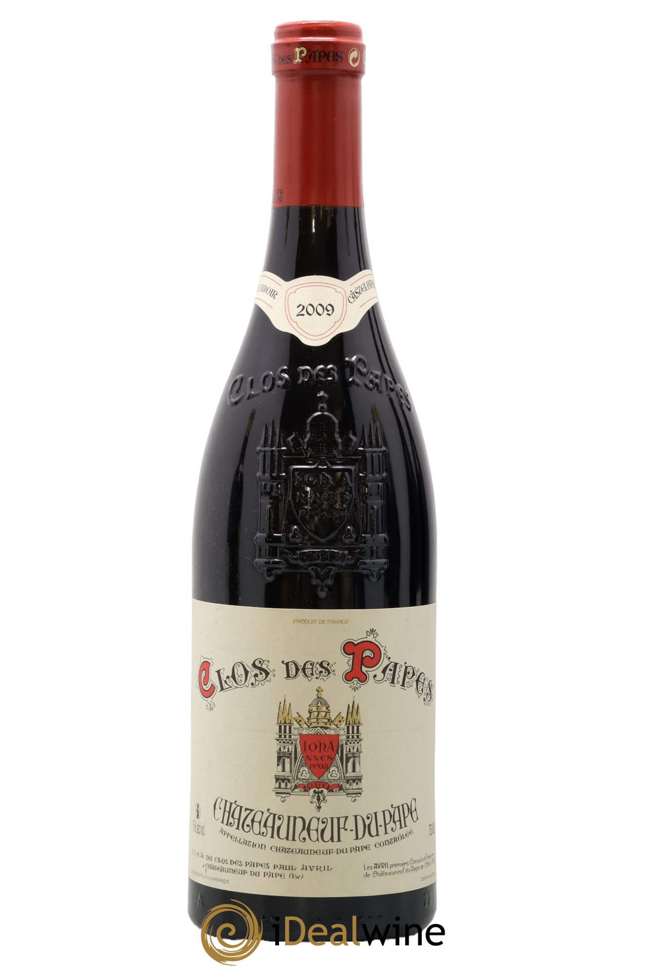 Châteauneuf-du-Pape Clos des Papes - Paul Avril 2009 - Lot de 1 bouteille - 0