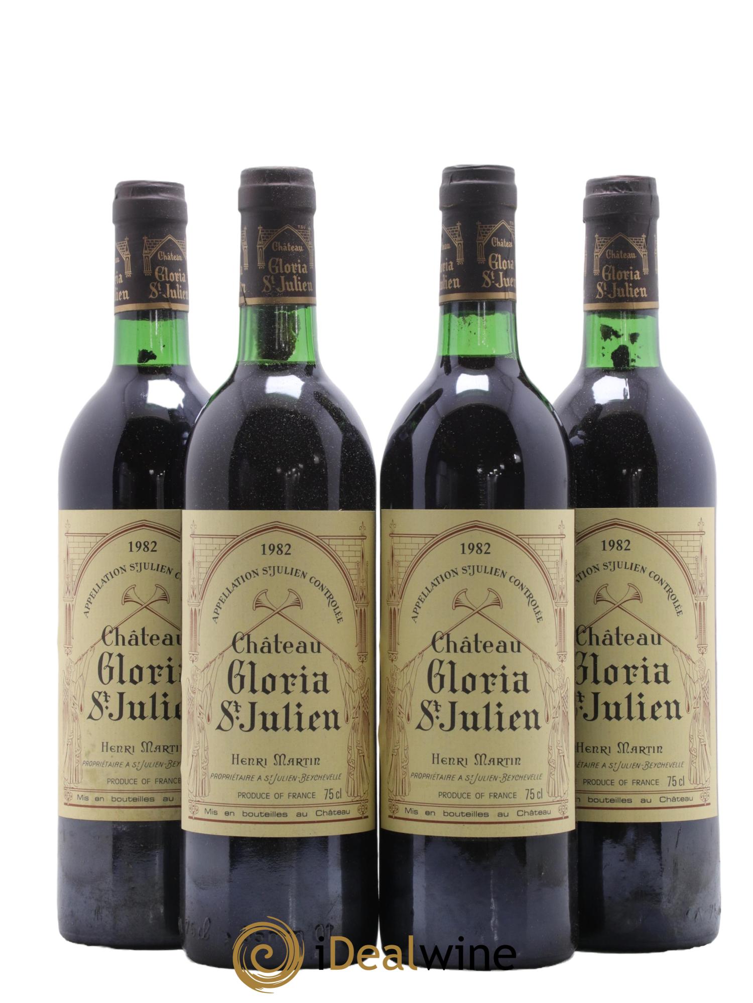 Château Gloria 1982 - Posten von 4 Flaschen - 0
