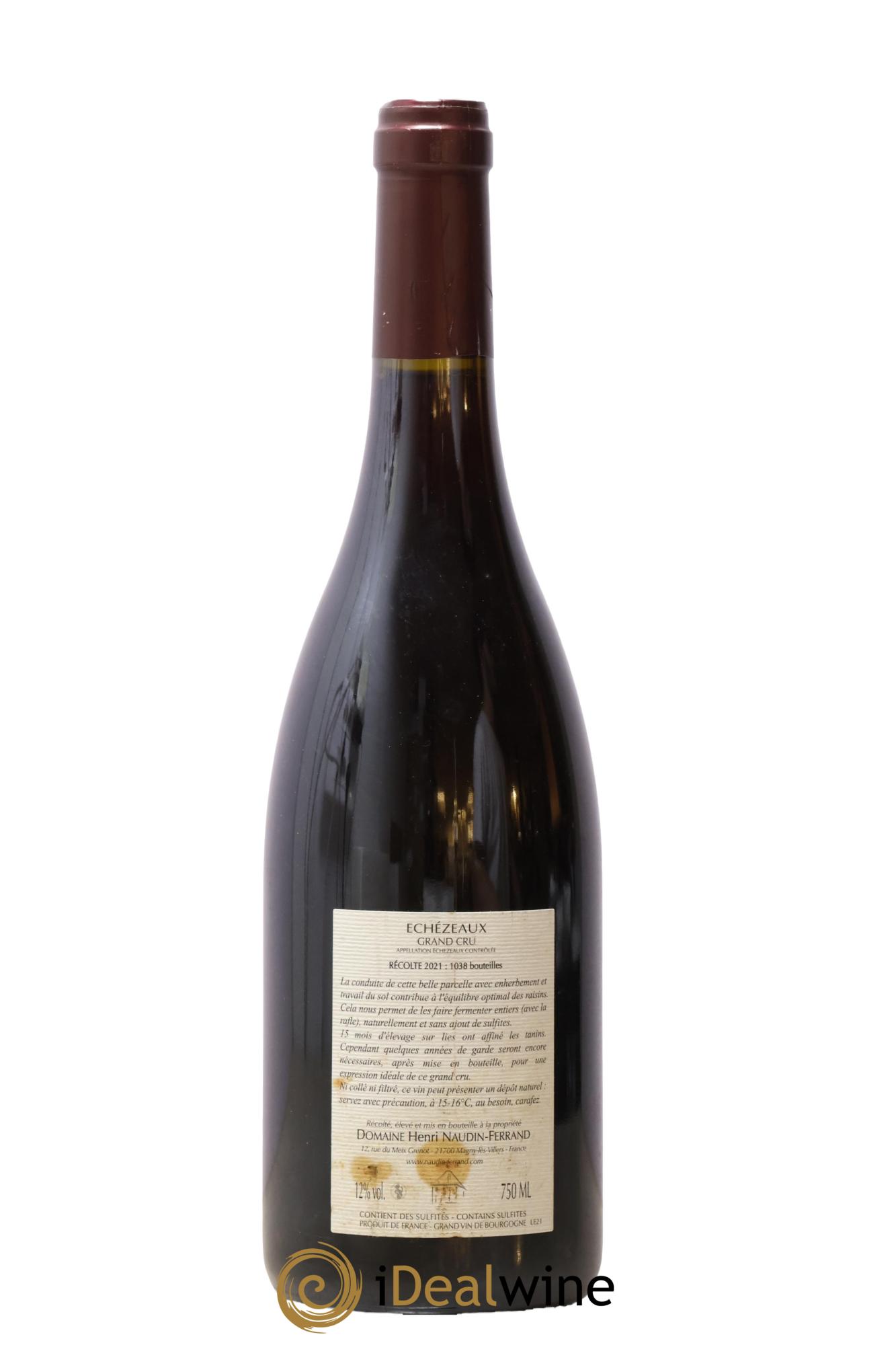Echezeaux Grand Cru Naudin-Ferrand (Domaine) 2021 - Lot de 1 bouteille - 1