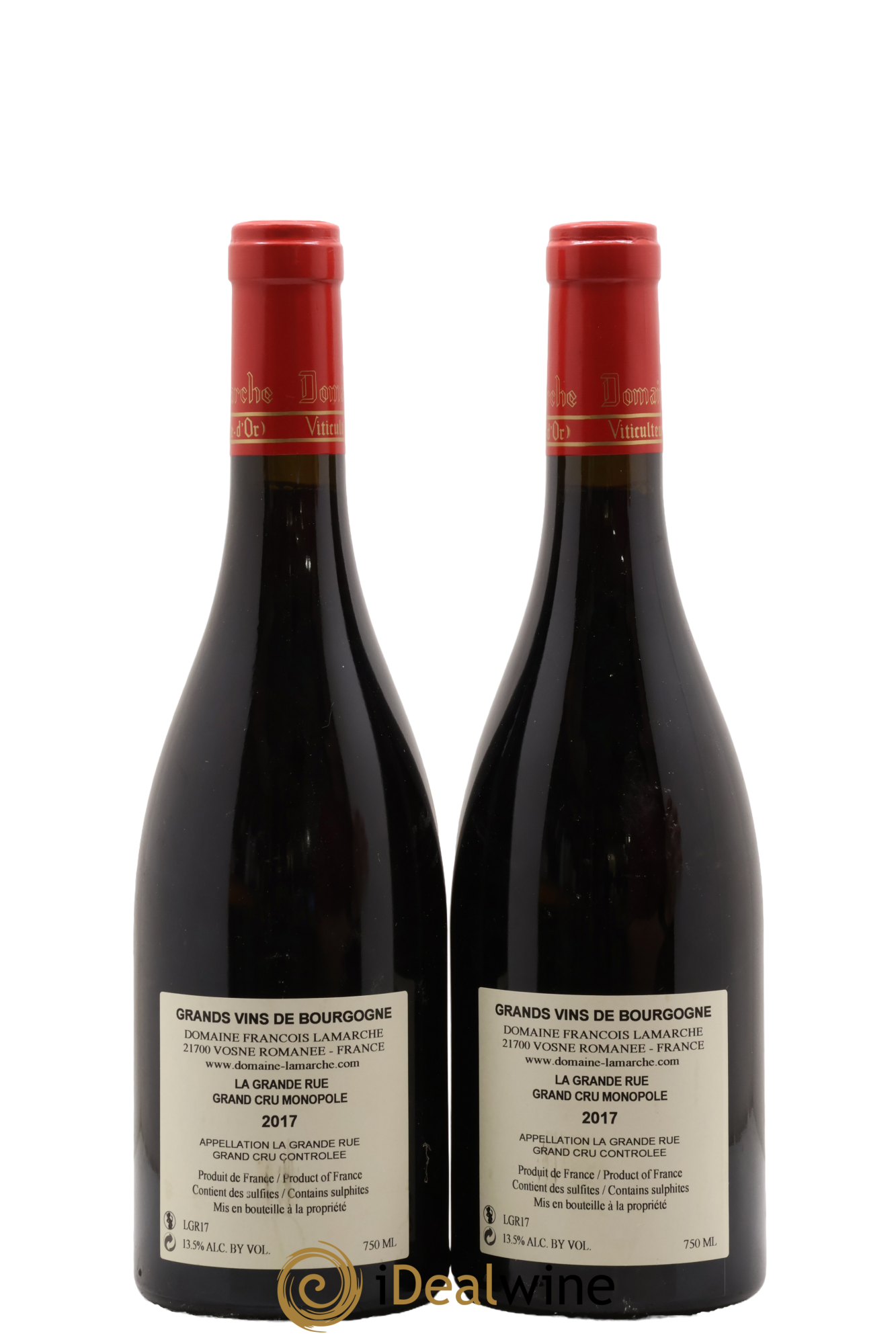 La Grande Rue Grand Cru Lamarche (Domaine) 2017 - Lotto di 2 bottiglie - 1