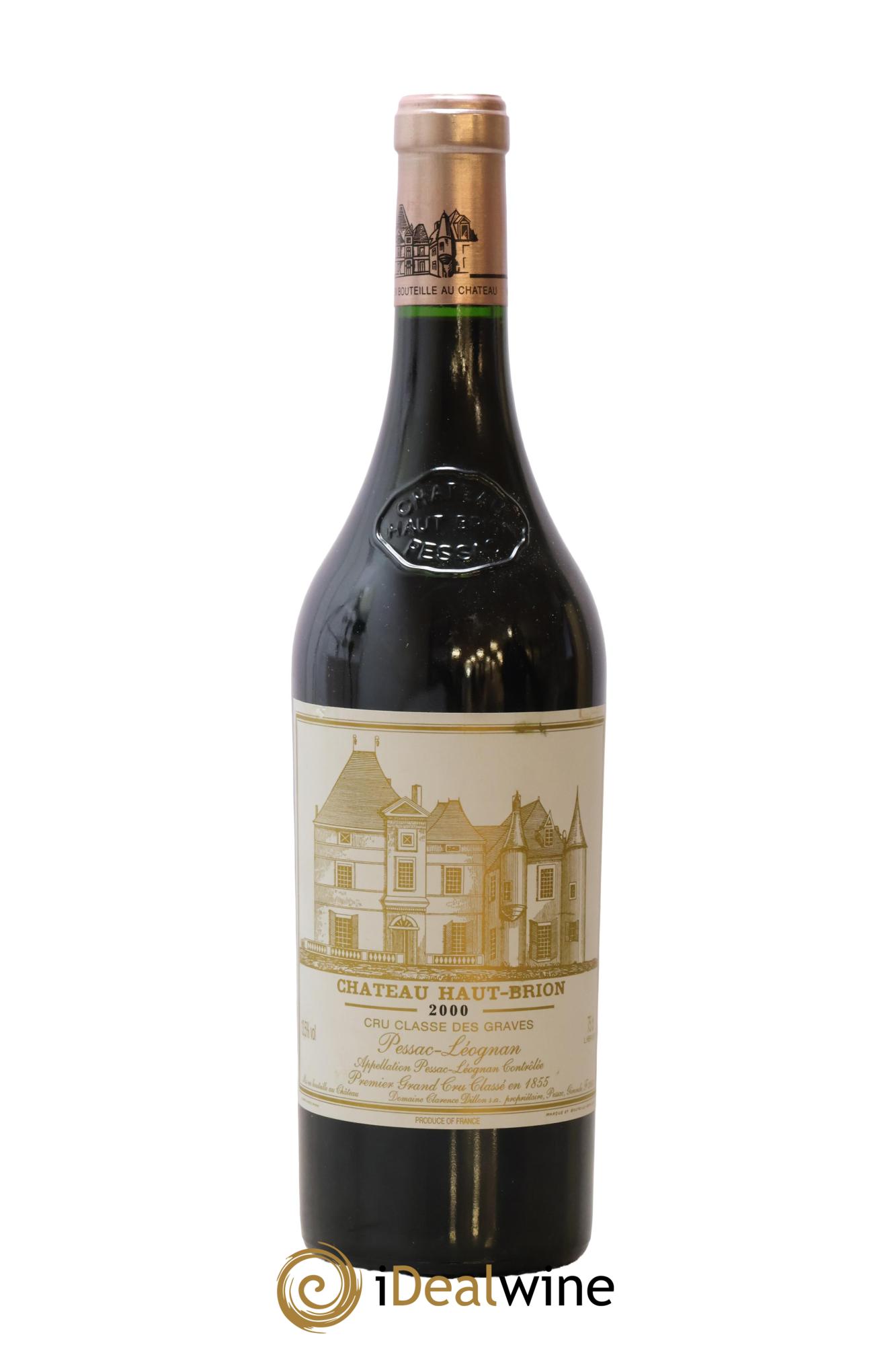 Château Haut Brion 1er Grand Cru Classé 2000 - Lot de 1 bouteille - 0