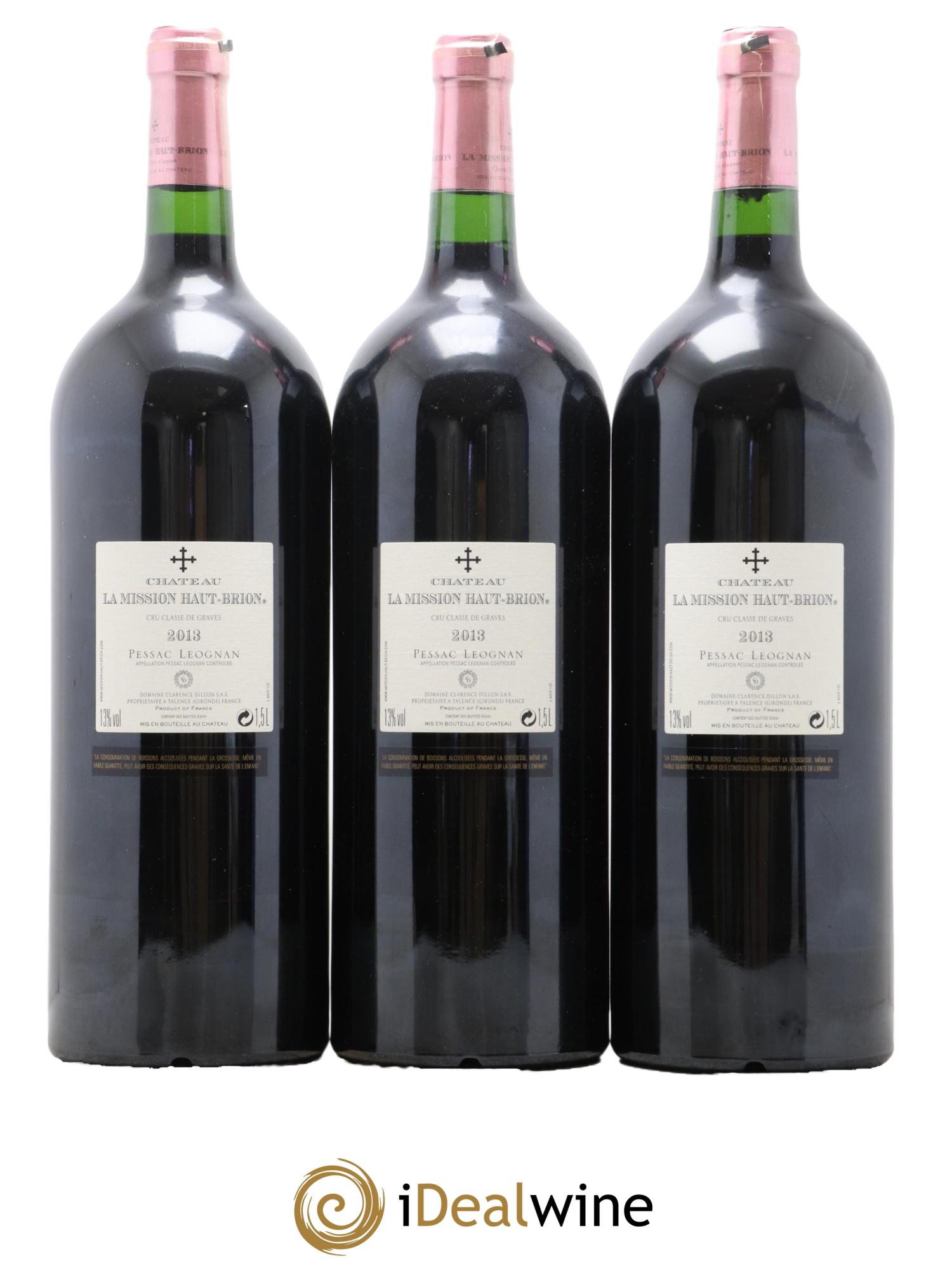 Château la Mission Haut-Brion Cru Classé de Graves 2013 - Lot de 3 magnums - 1