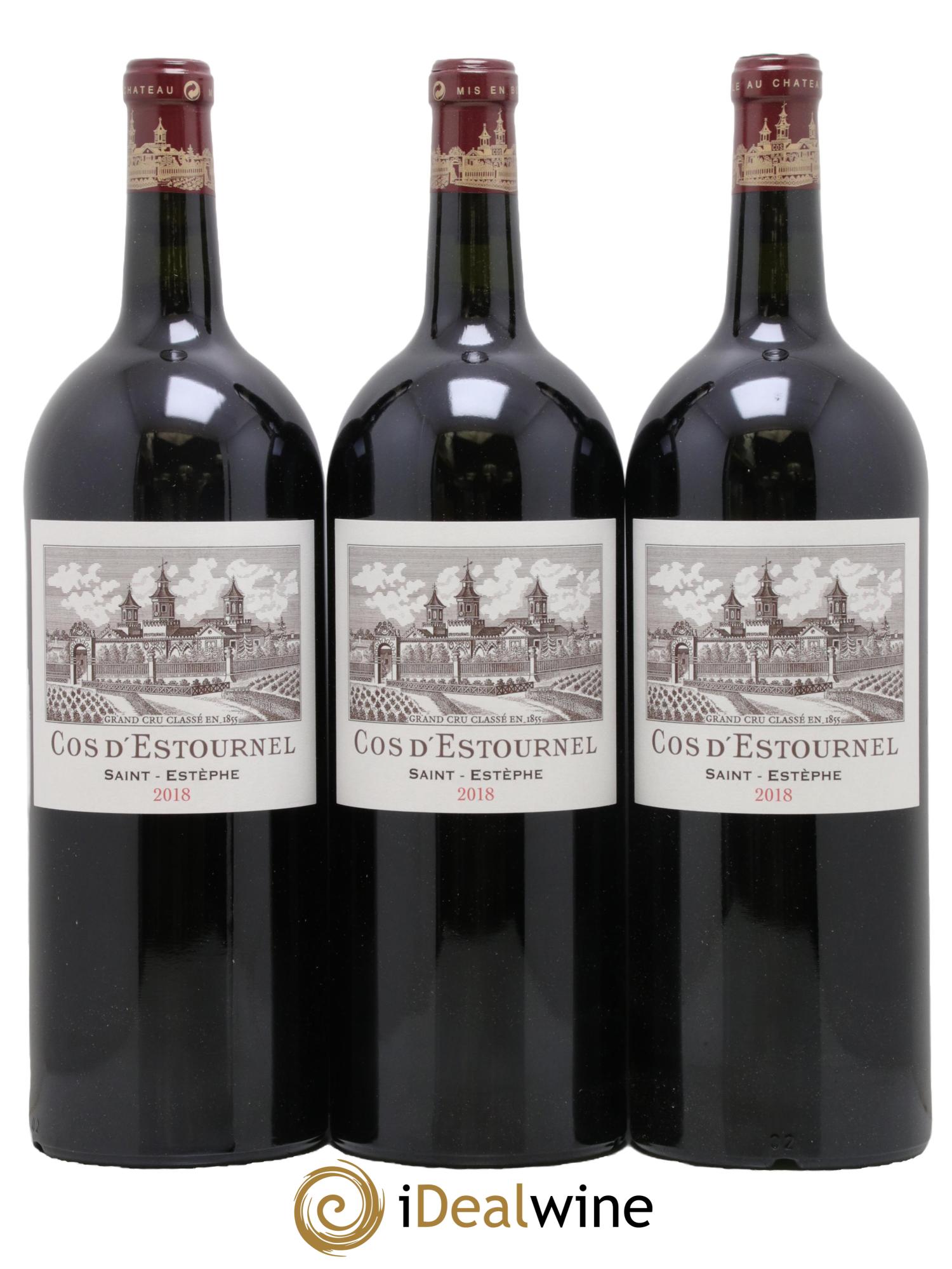 Cos d'Estournel 2ème Grand Cru Classé 2018 - Lot of 3 magnums - 0