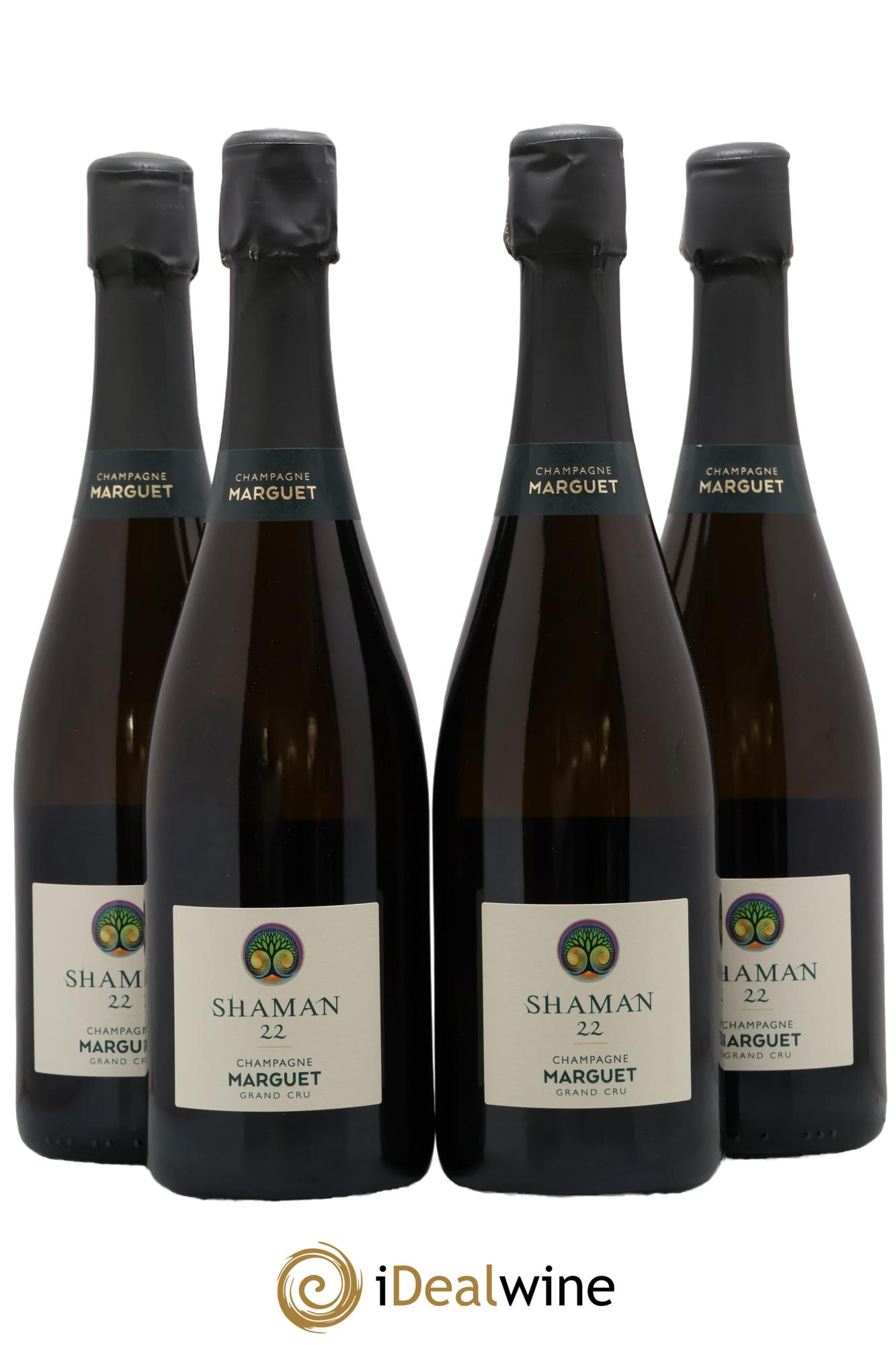 Shaman 22 Grand Cru Brut Nature Marguet 2022 - Lot de 4 bouteilles - 0