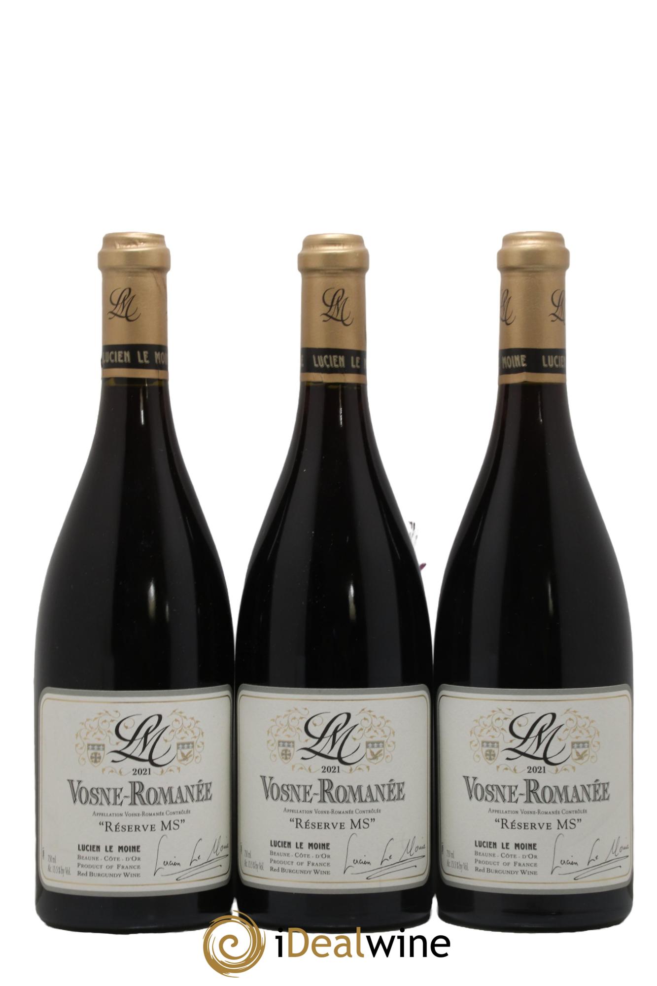 Vosne-Romanée Réserve MS Luciel Le Moine 2021 - Lot de 3 bouteilles - 0