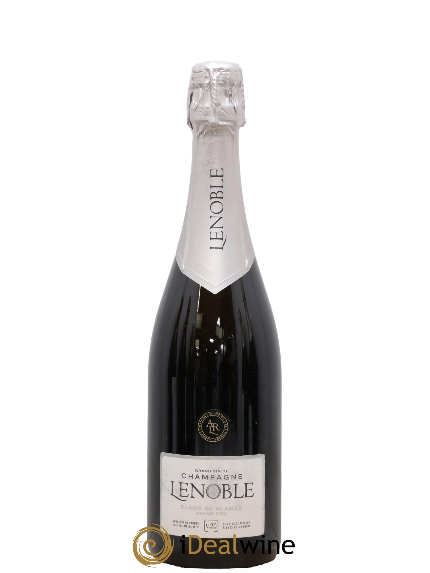 Champagne Grand Cru Blanc de Blancs AR Lenoble - Lot de 1 bouteille - 0