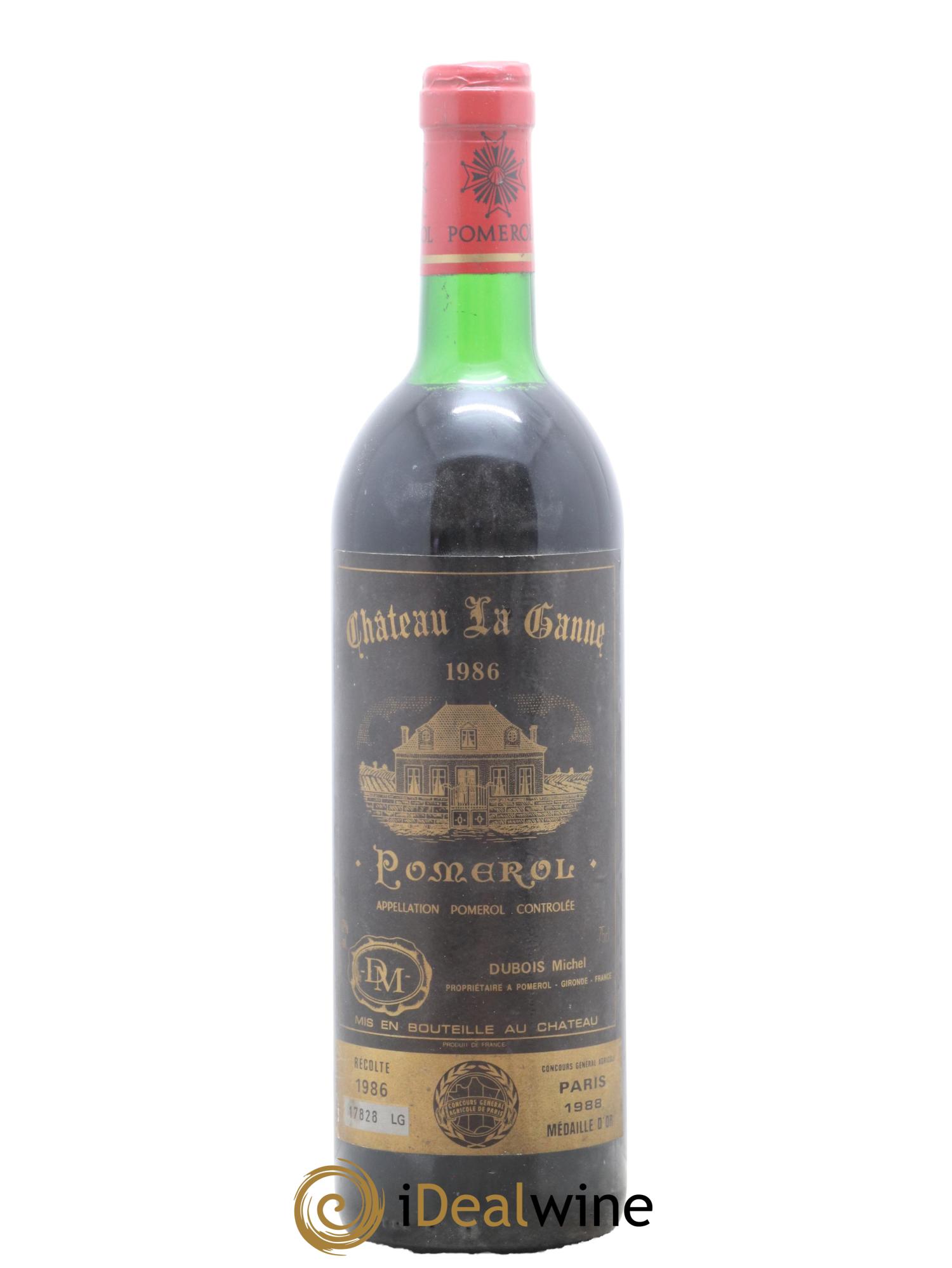 Château la Ganne 1986 - Lot de 1 bouteille - 0