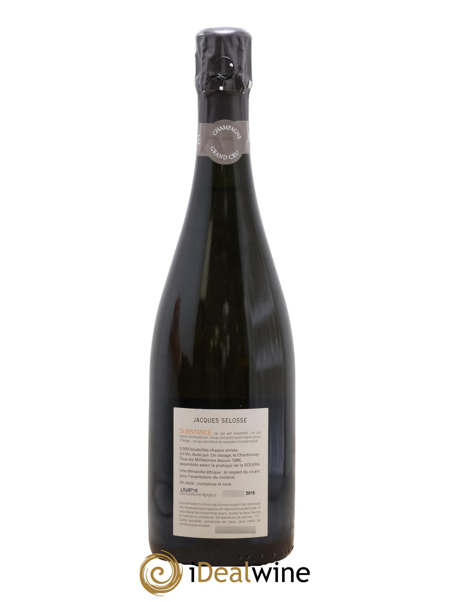 Substance Jacques Selosse - Lot de 1 bouteille - 1