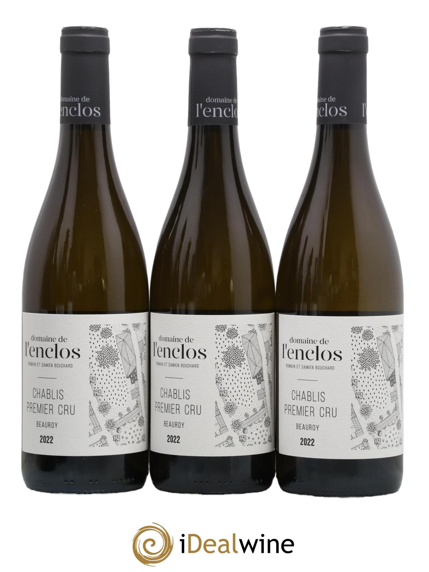 Chablis 1er Cru Beauroy Domaine de L'Enclos 2022 - Lot de 6 bouteilles - 1