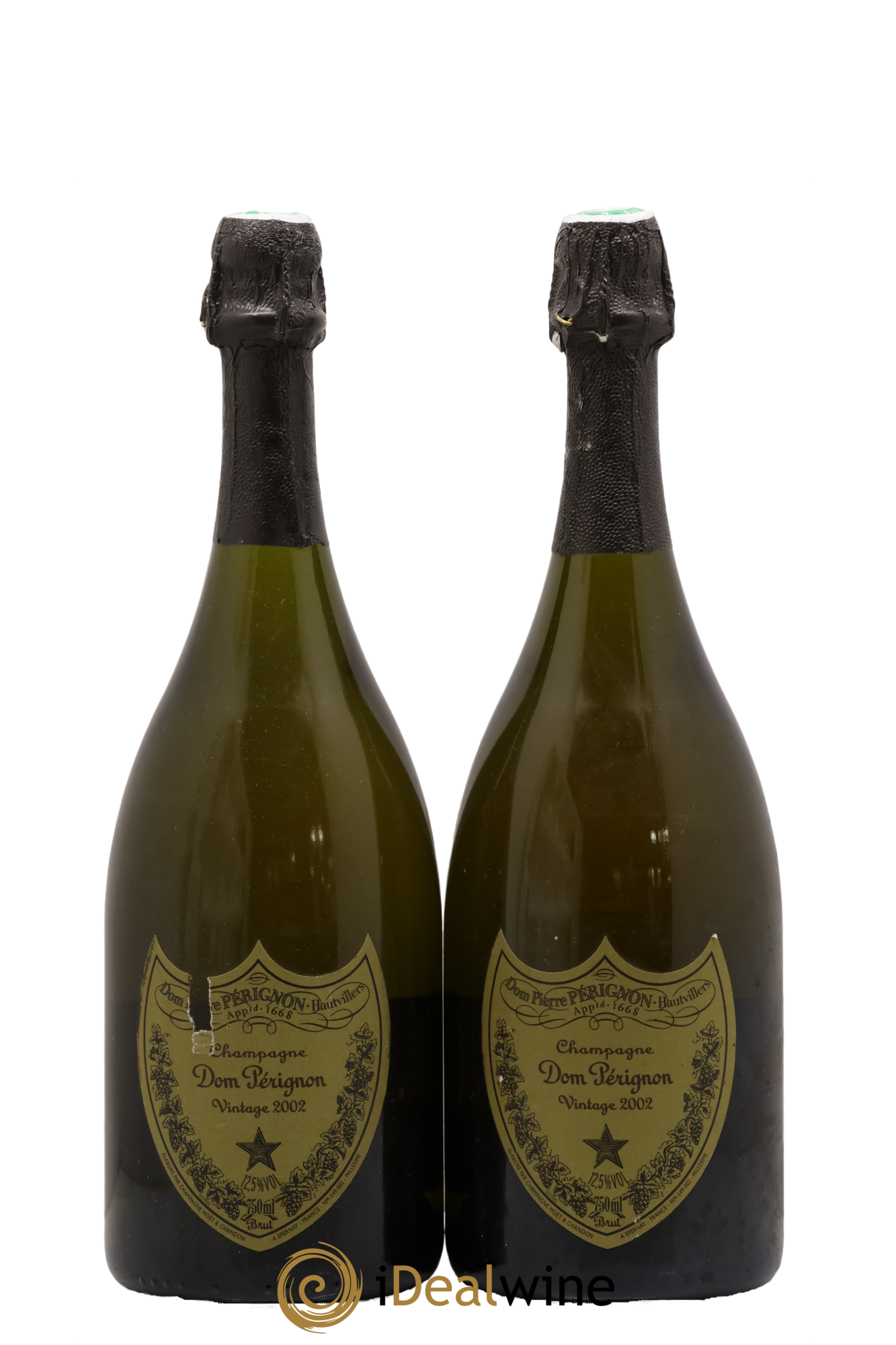 Brut Dom Pérignon 2002 - Lot de 2 bouteilles - 0