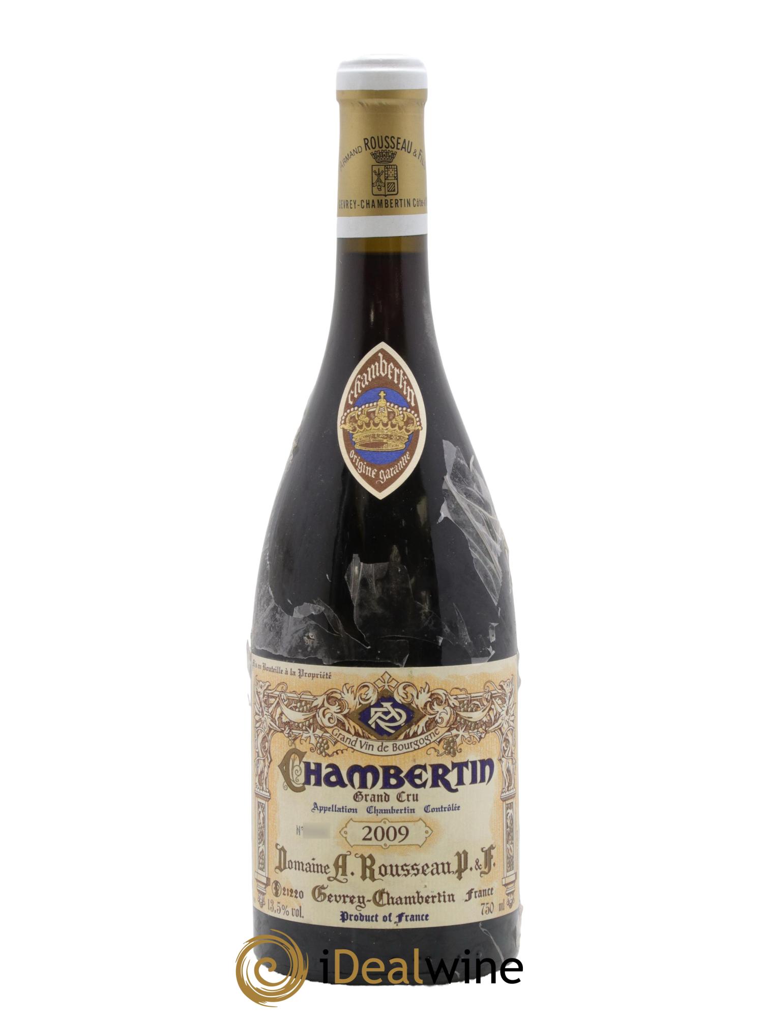 Chambertin Grand Cru Armand Rousseau (Domaine) 2009 - Lot de 1 bouteille - 0