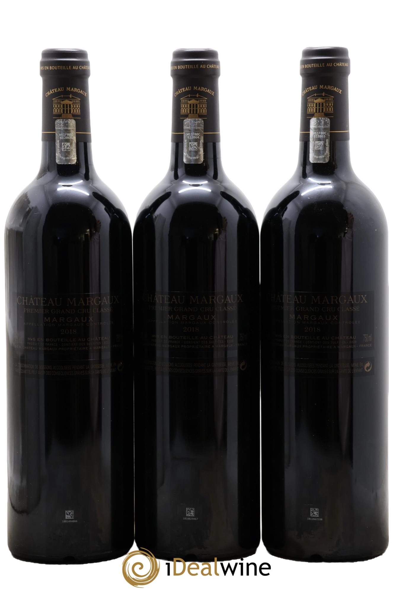 Château Margaux 1er Grand Cru Classé 2018 - Lot de 6 bouteilles - 2