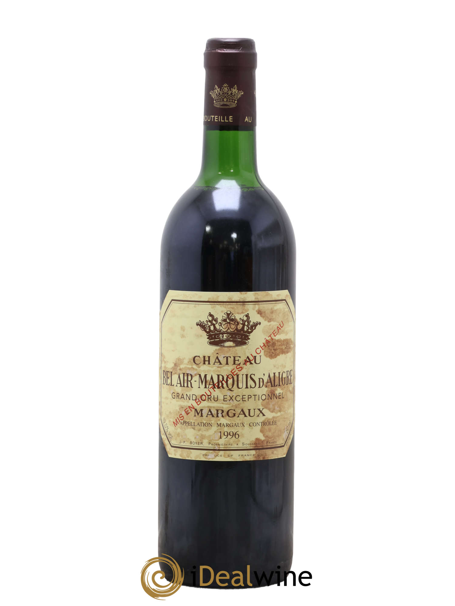 Château Bel Air Marquis d'Aligre 1996 - Lot de 1 bouteille - 0