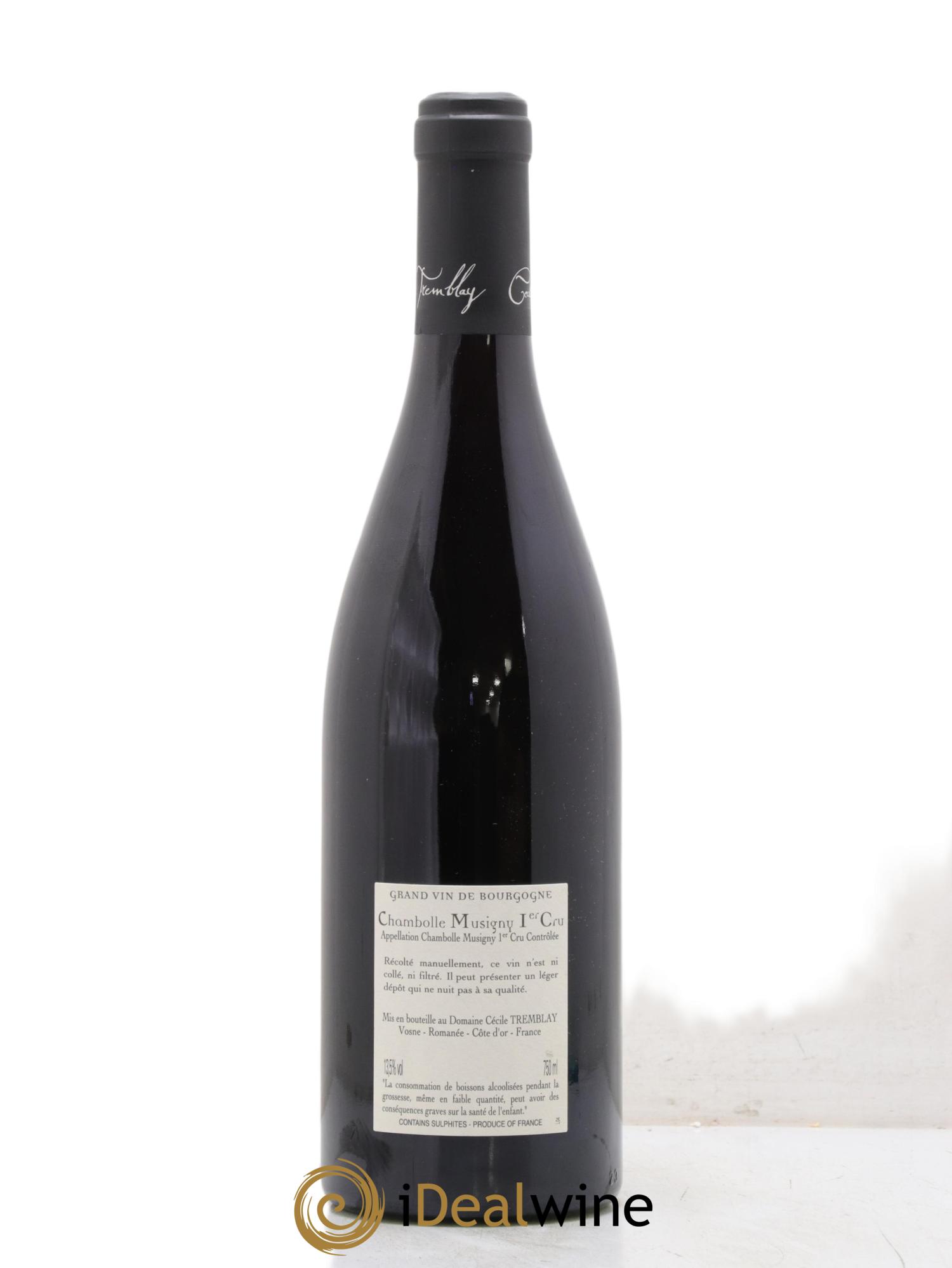 Chambolle-Musigny 1er Cru Les Feusselottes Cécile Tremblay 2022 - Lot of 1 bottle - 1