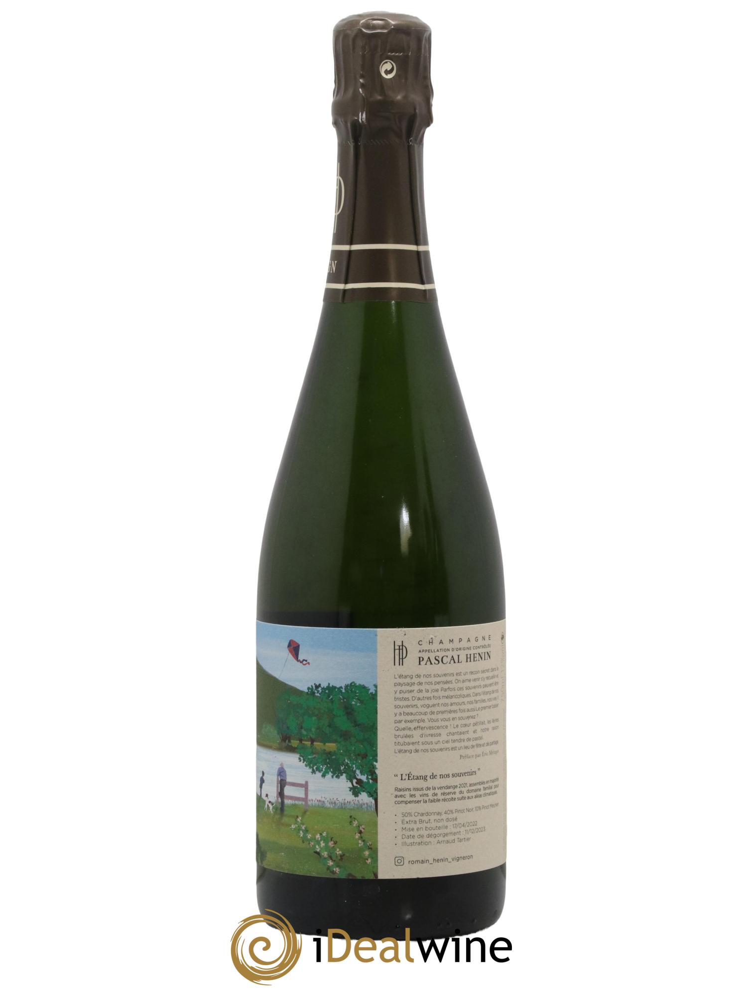 L'Etang de nos Souvenirs Romain Henin - Lot de 1 bouteille - 1