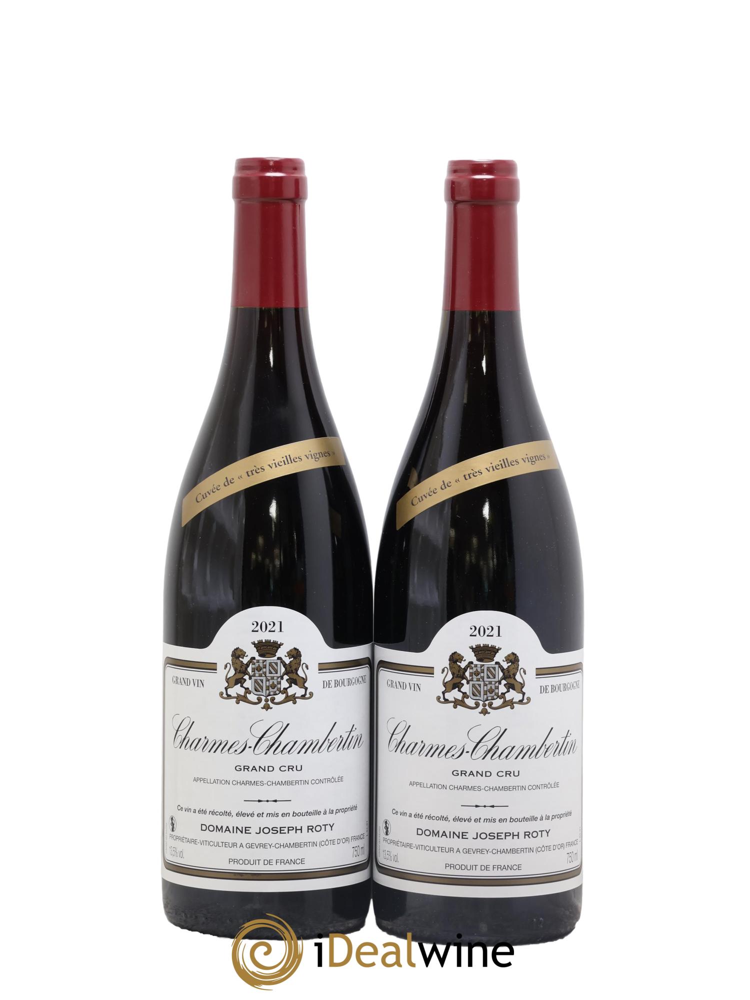 Charmes-Chambertin Grand Cru Très vieilles vignes Joseph Roty (Domaine) 2021 - Lot de 2 bouteilles - 0