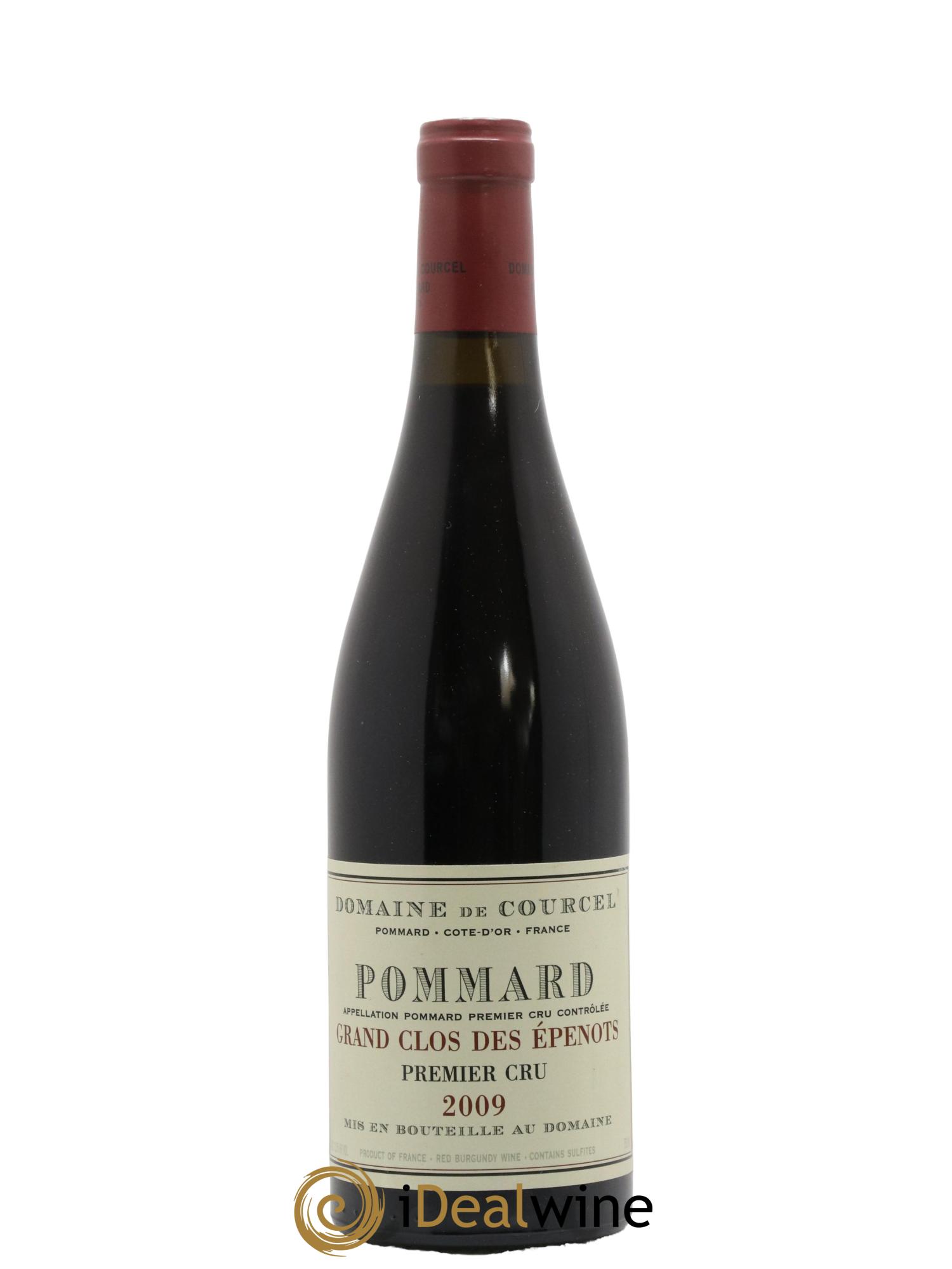 Pommard 1er Cru Grand Clos des Epenots de Courcel (Domaine) 2009 - Lot de 1 bouteille - 0