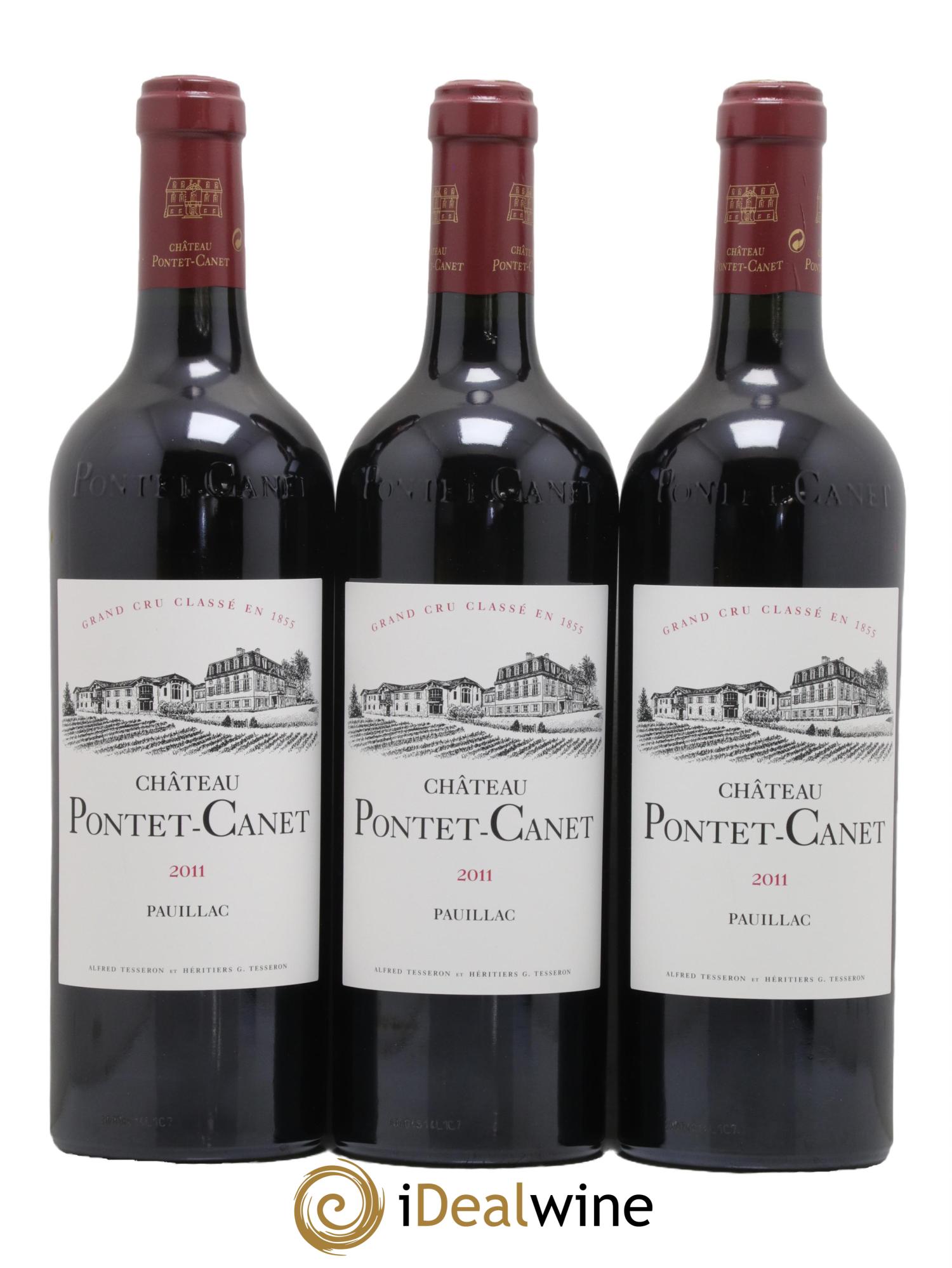 Château Pontet Canet 5ème Grand Cru Classé 2011 - Lot de 6 bouteilles - 2