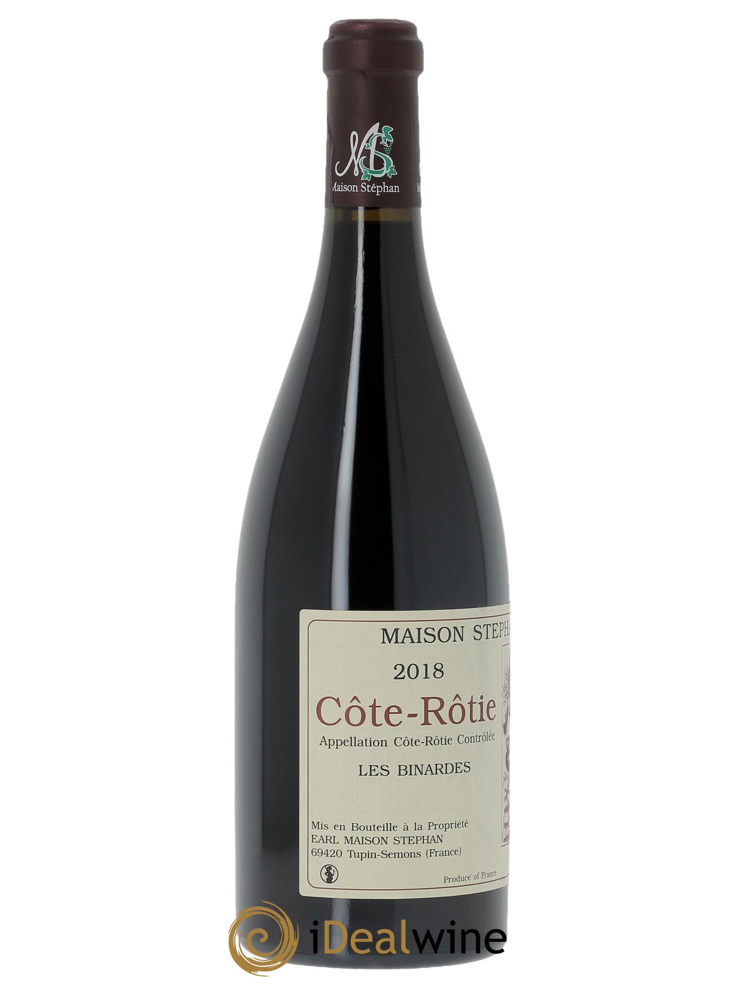 Côte-Rôtie Les Binardes Jean-Michel Stephan 2018 - Lot of 1 bottle - 2
