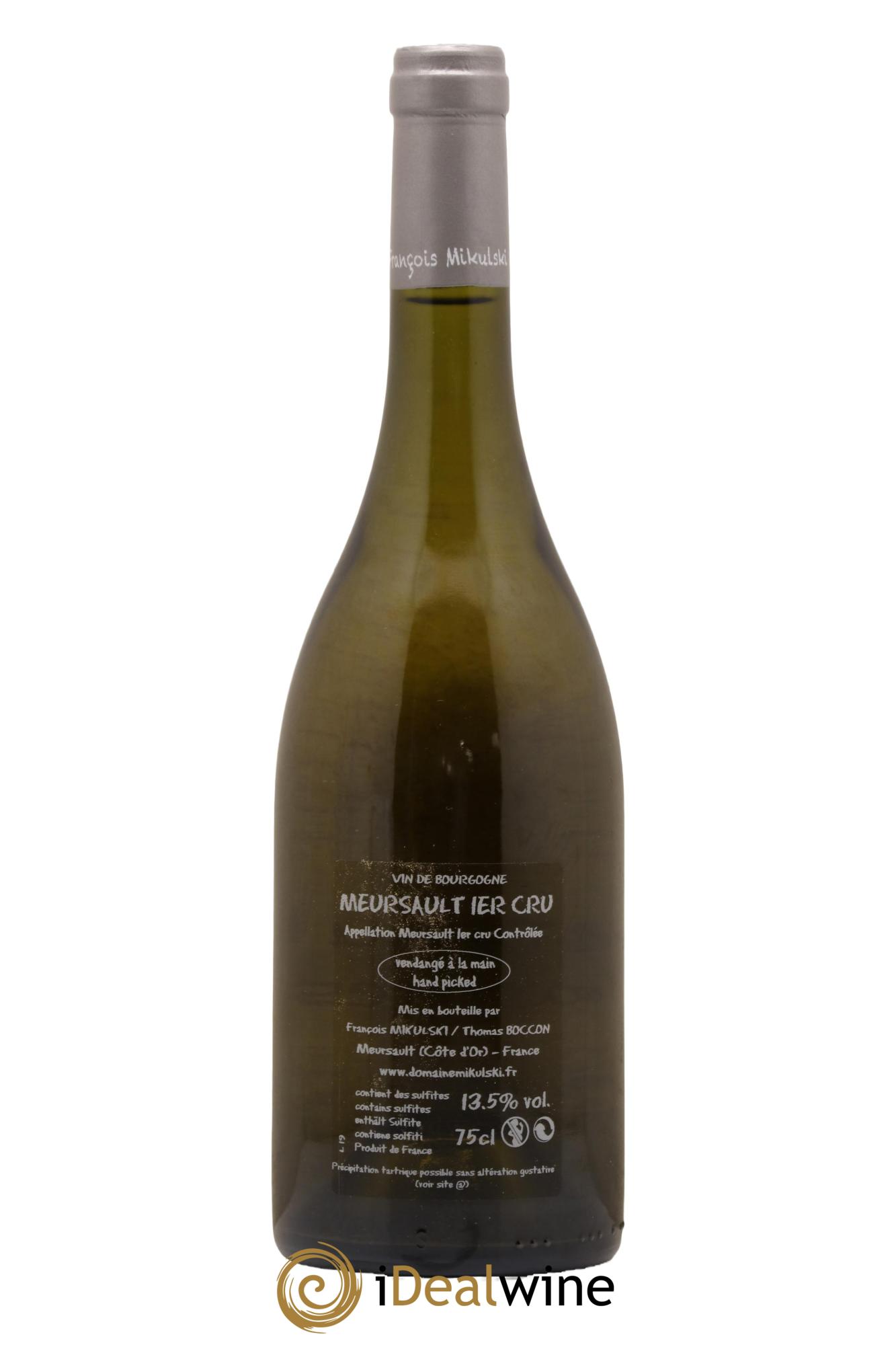 Meursault 1er Cru Charmes François Mikulski 2021 - Lot of 1 bottle - 1