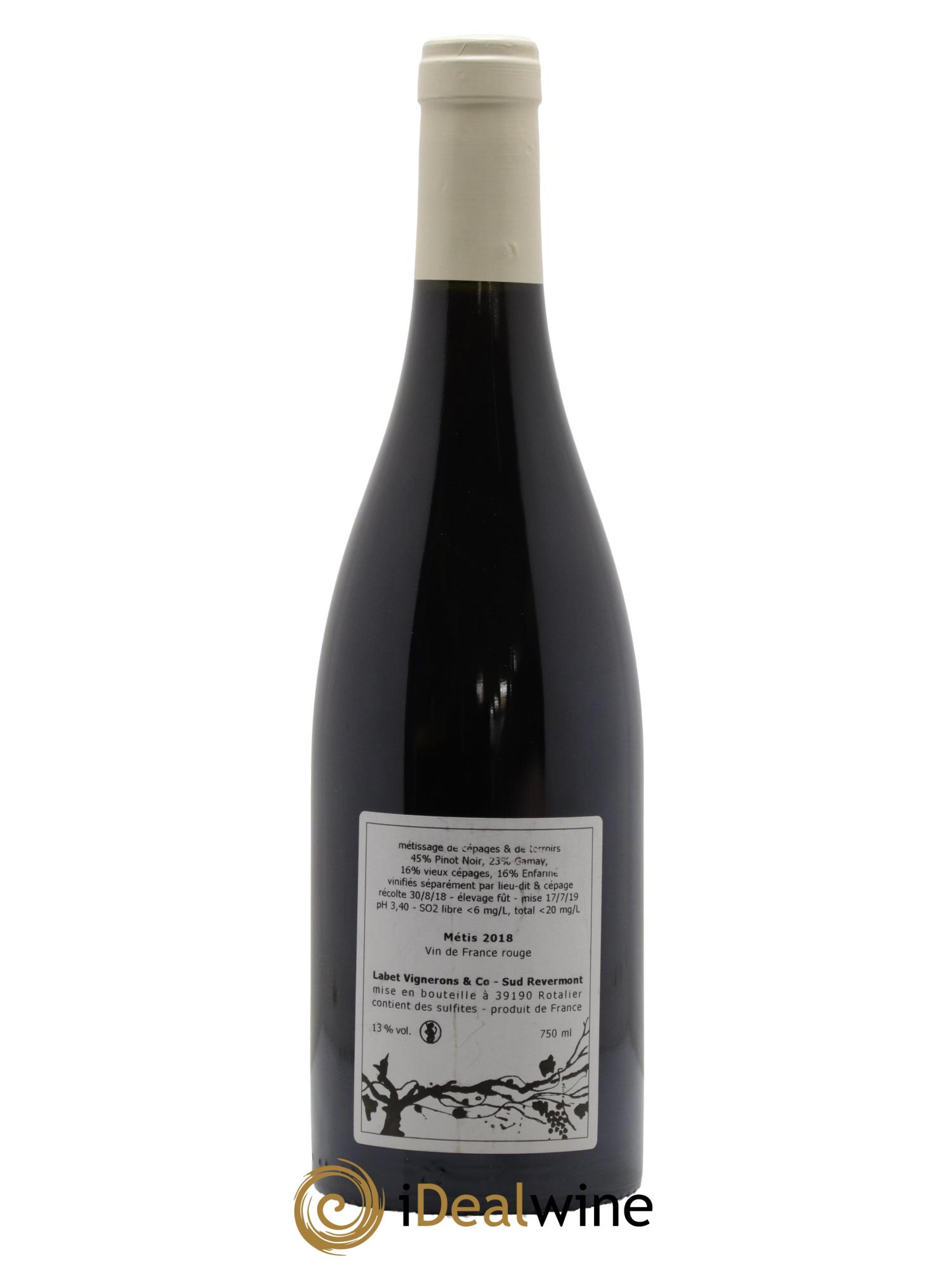 Vin de France Métis Romain - Julien - Charline Labet 2018 - Lot of 1 bottle - 1