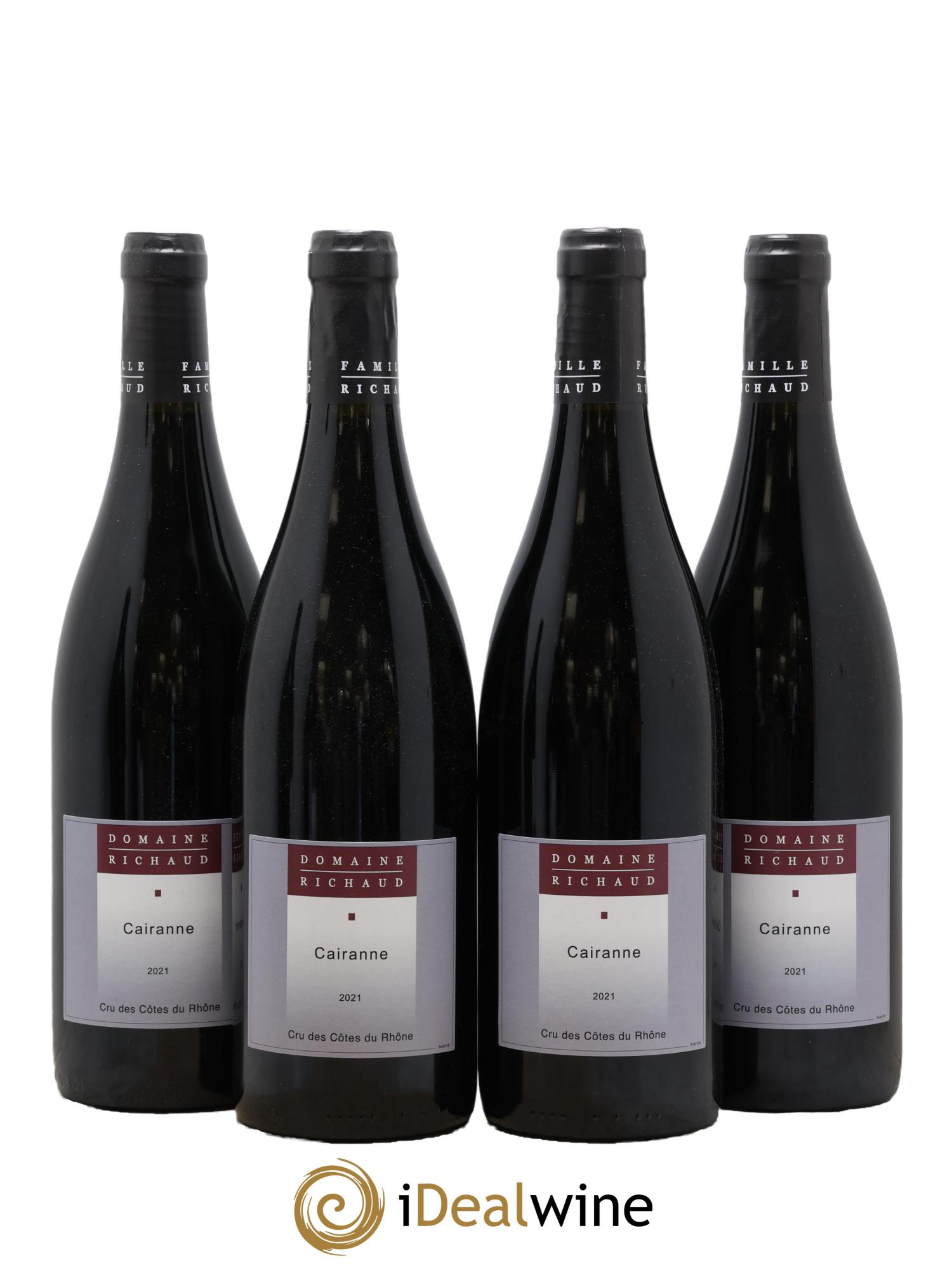 Cairanne Marcel Richaud 2021 - Lot de 4 bouteilles - 0