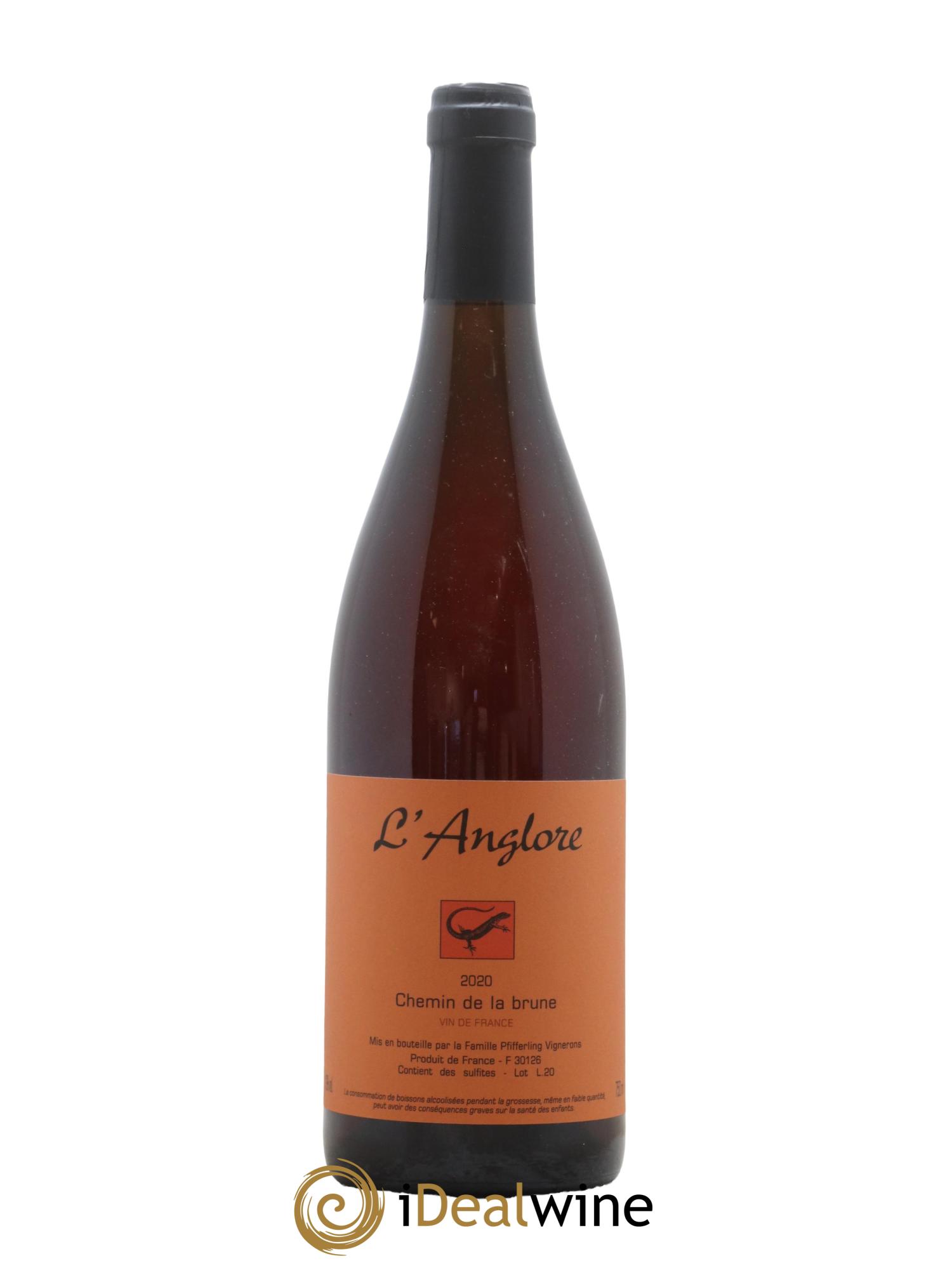 Vin de France Chemin de la brune L'Anglore 2020 - Posten von 1 Flasche - 0