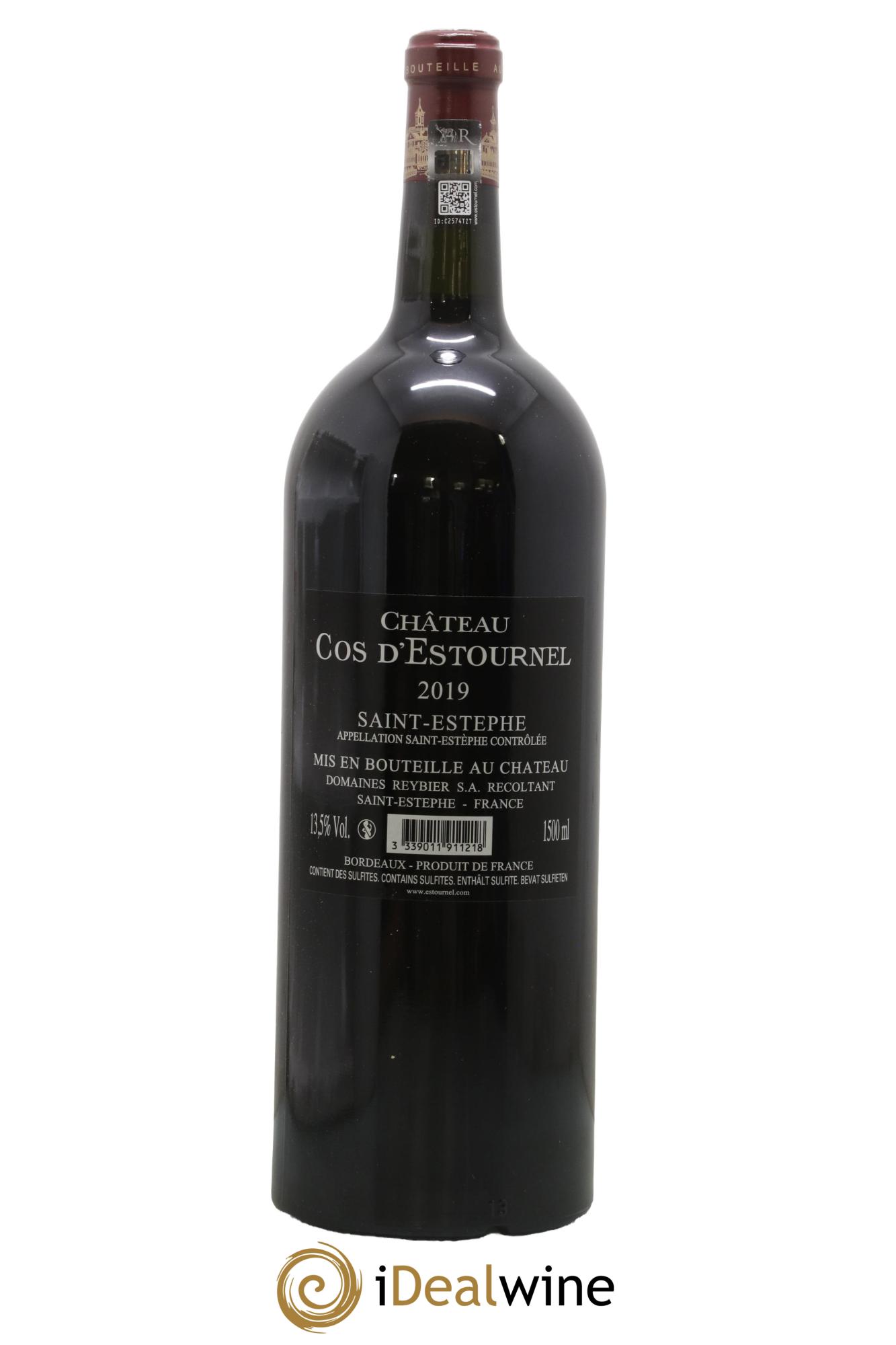 Cos d'Estournel 2ème Grand Cru Classé 2019 - Lot of 1 magnum - 2
