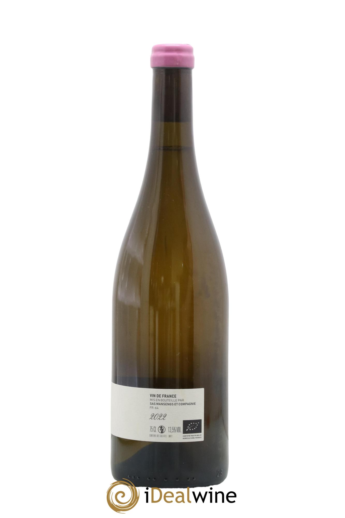 Vin de France Mansengs Jean-Baptiste Semmartin 2022 - Lot de 1 bouteille - 1