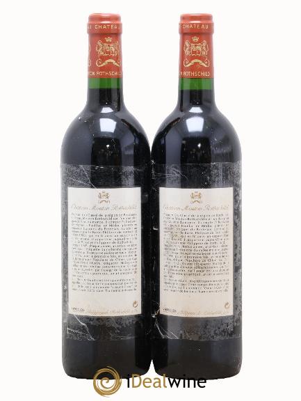 Château Mouton Rothschild 1er Grand Cru Classé 1996 - Lot of 2 bottles - 1