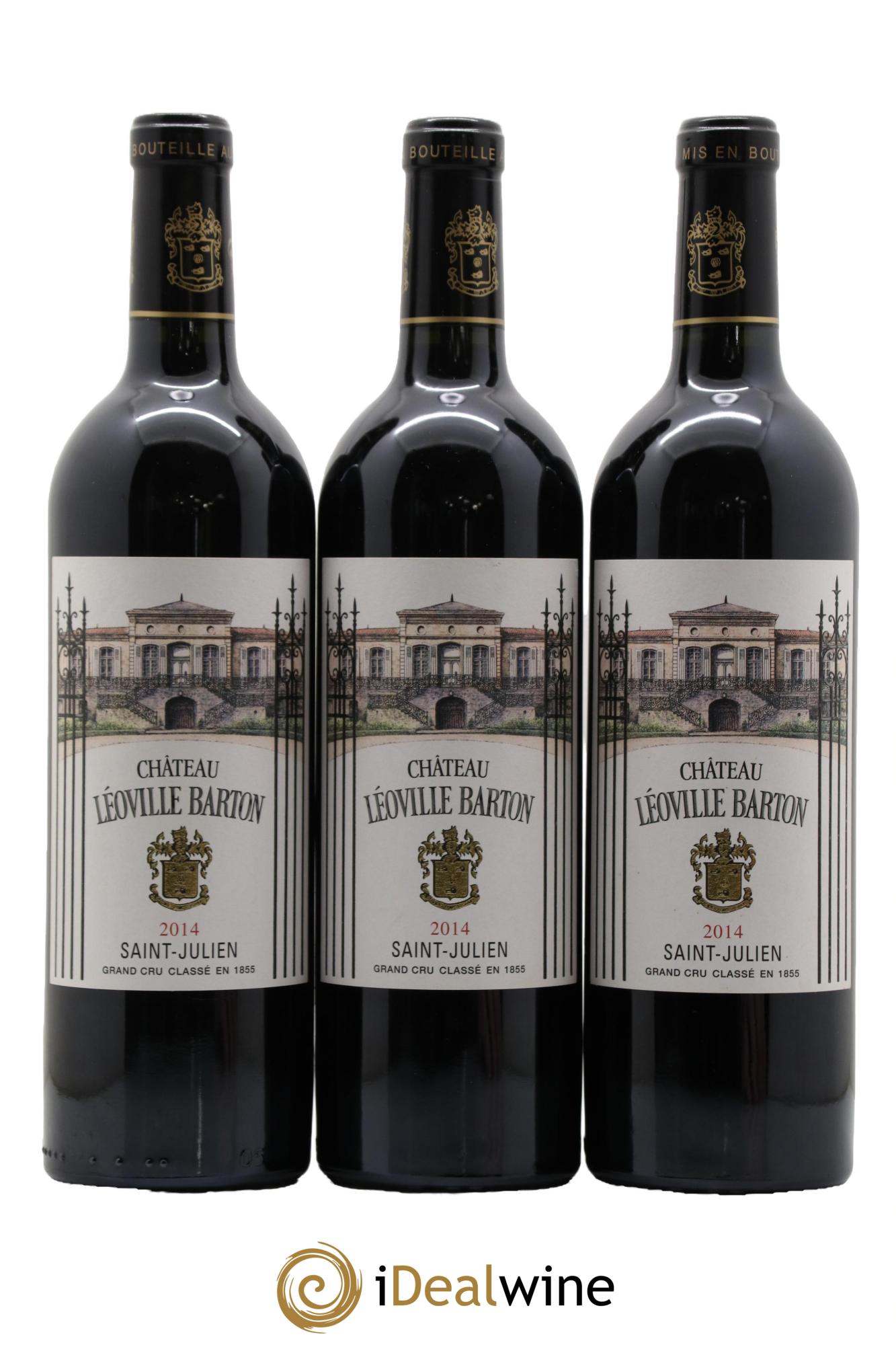 Château Léoville Barton 2ème Grand Cru Classé 2014 - Lot de 3 bouteilles - 0