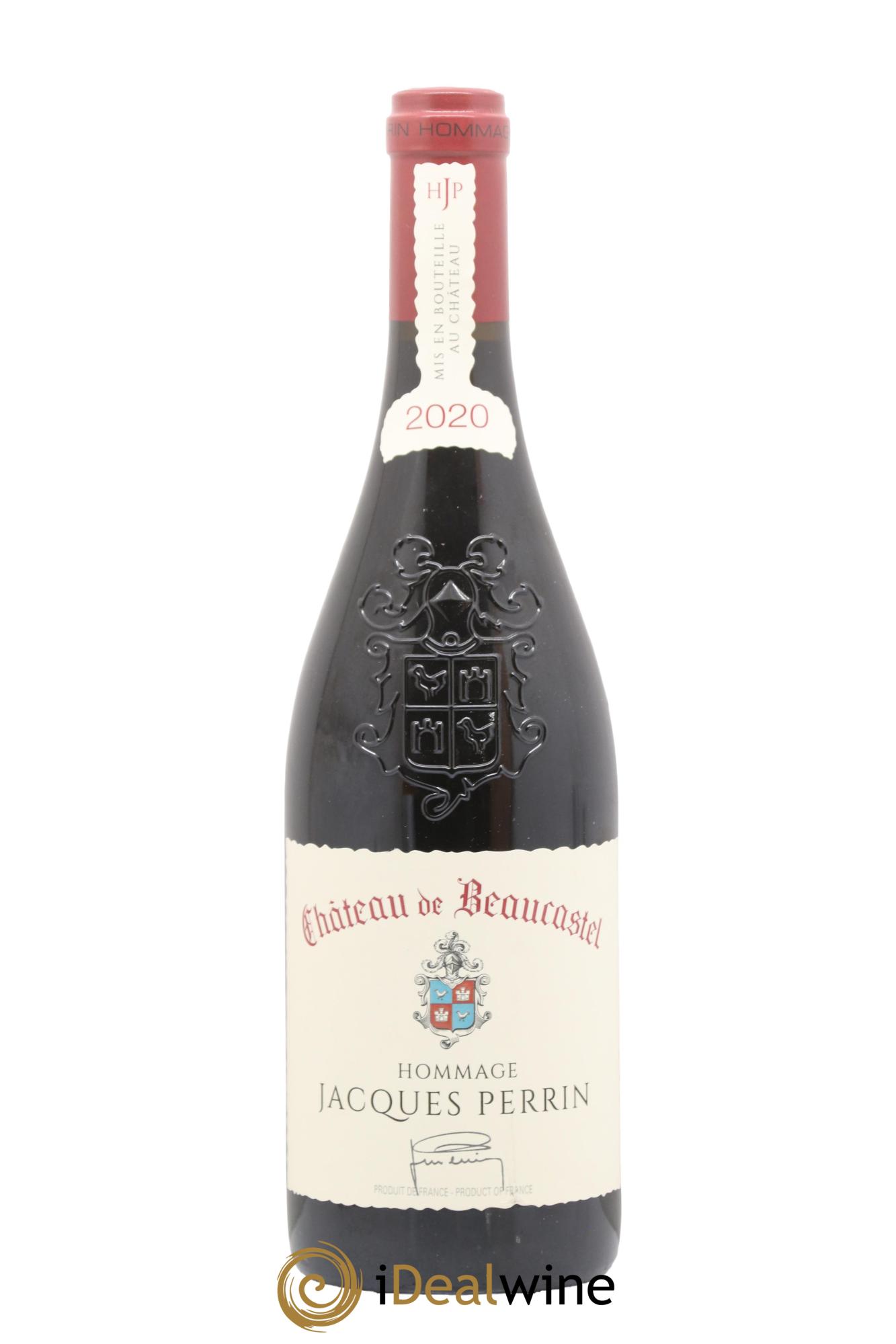 Châteauneuf-du-Pape Château de Beaucastel Hommage à Jacques Perrin Famille Perrin 2020 - Posten von 1 Flasche - 0