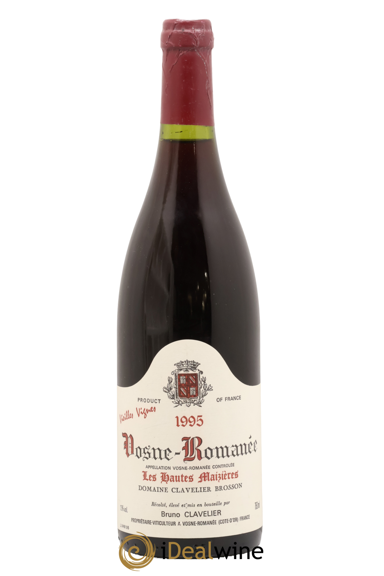 Vosne-Romanée Vieilles Vignes Les Hautes Maizières Bruno Clavelier 1995 - Posten von 1 Flasche - 0