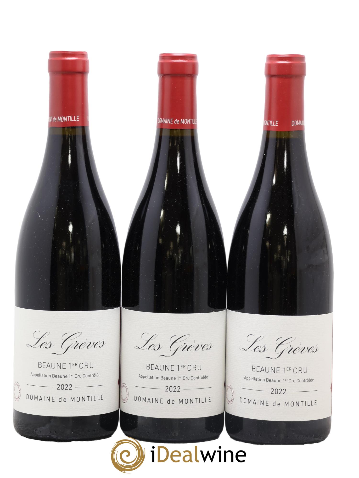 Beaune 1er Cru Les Grèves De Montille (Domaine) 2022 - Lot of 3 bottles - 0