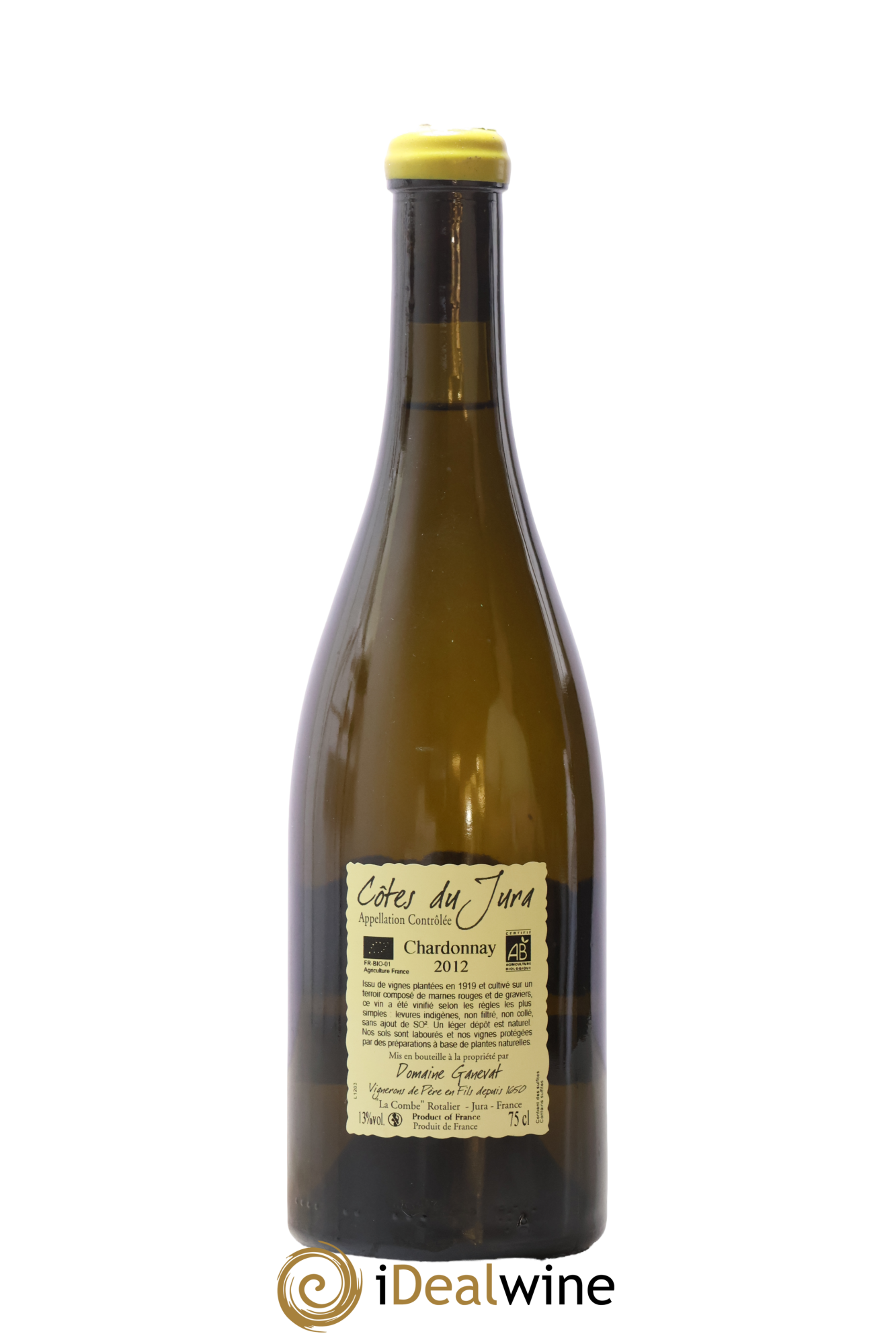 Côtes du Jura Les Grands Teppes Vieilles Vignes Jean-François Ganevat (Domaine) 2010 - Lot of 1 bottle - 1