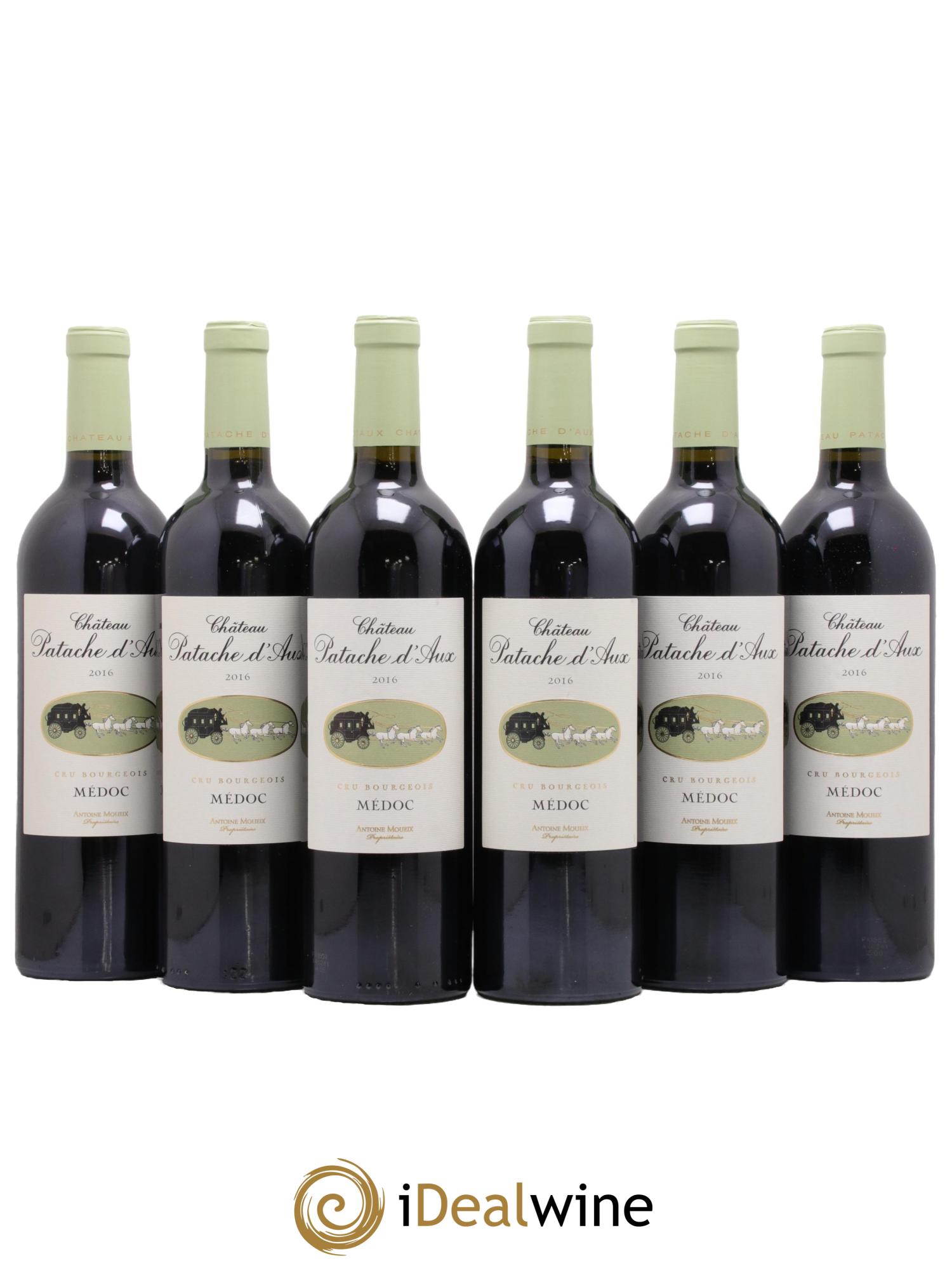 Château Patache d'Aux Cru Bourgeois 2016 - Lot of 6 bottles - 0