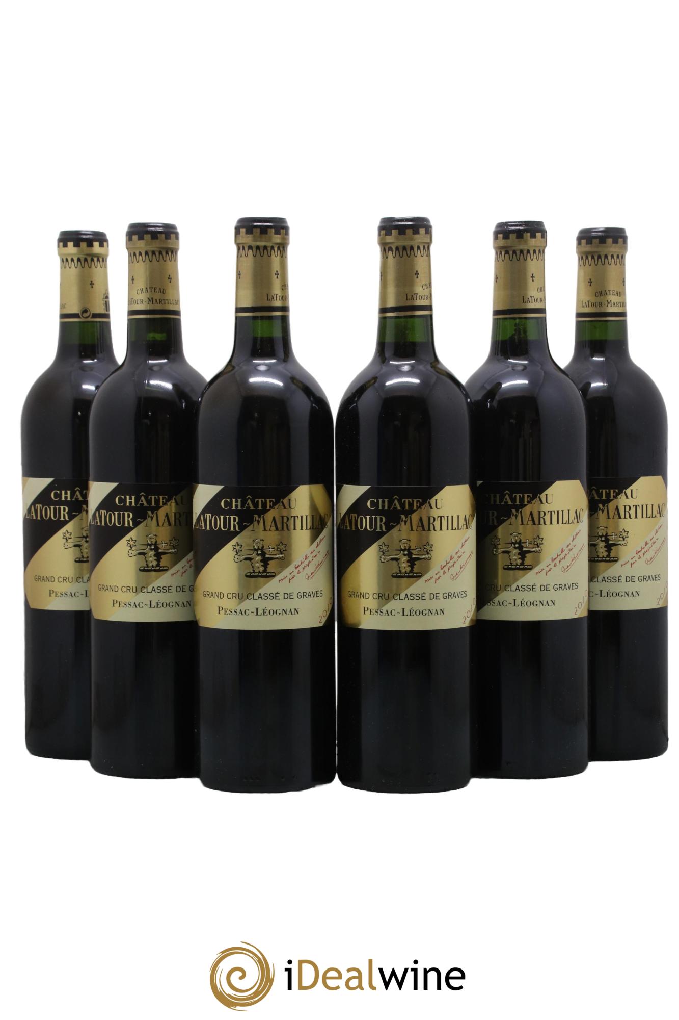 Château Latour-Martillac Cru Classé de Graves 2010 - Lot de 6 bouteilles - 0