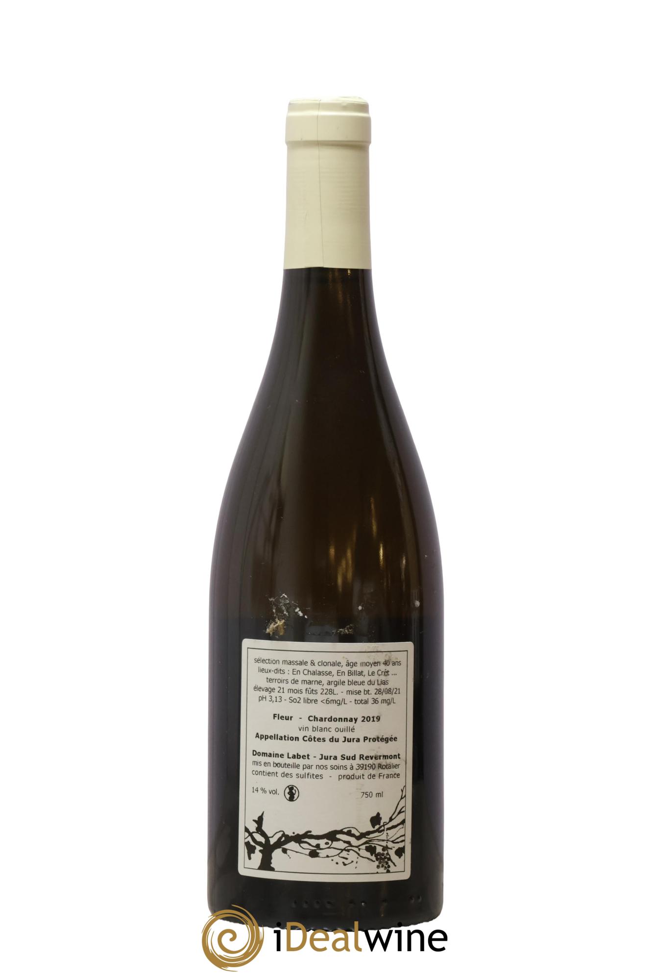 Côtes du Jura Chardonnay Fleur Romain - Julien  - Charline Labet 2019 - Lotto di 1 bottiglia - 1