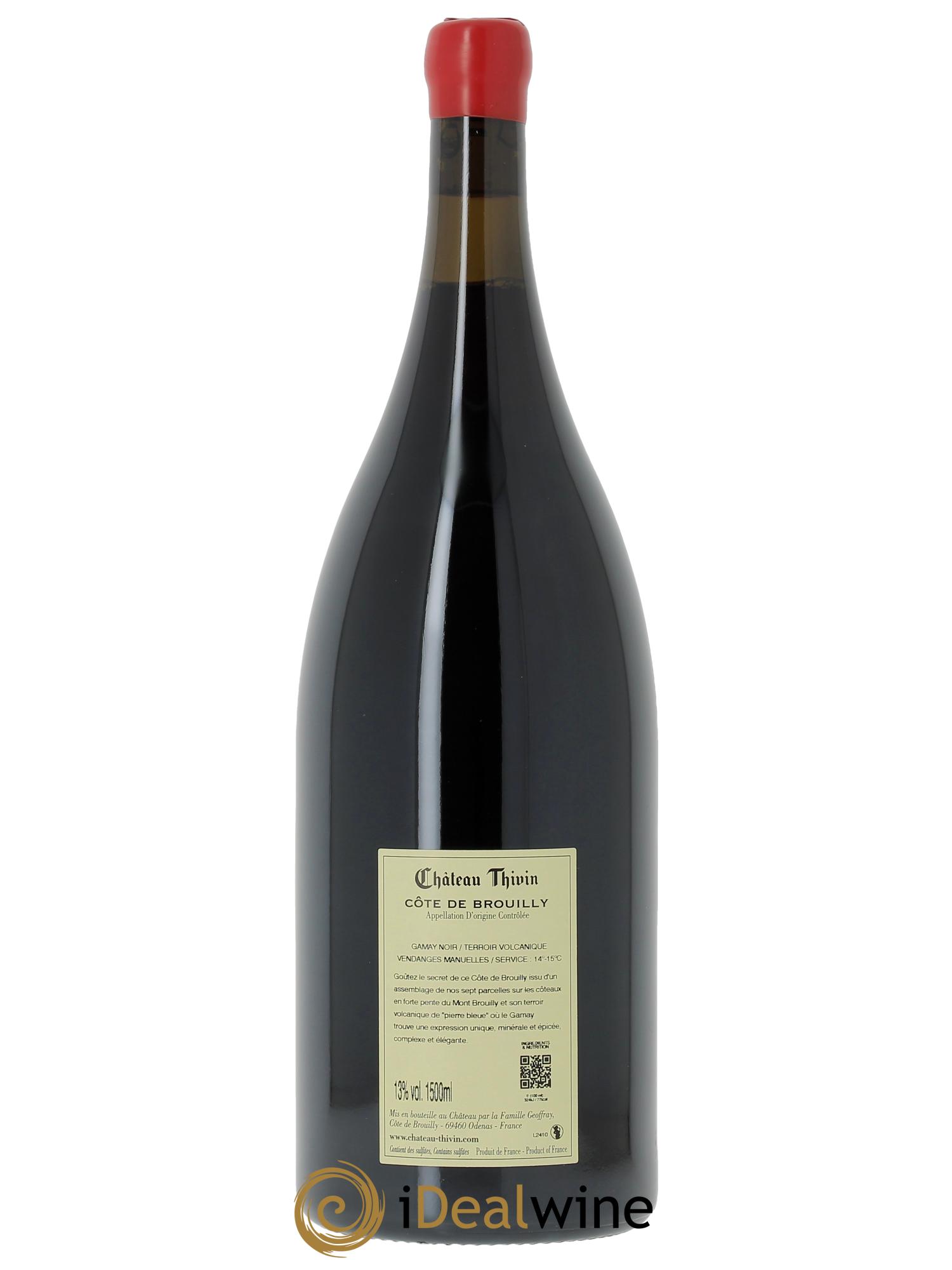 Côte de Brouilly Cuvée Zaccharie Château Thivin 2024 - Lotto di 1 magnum - 1