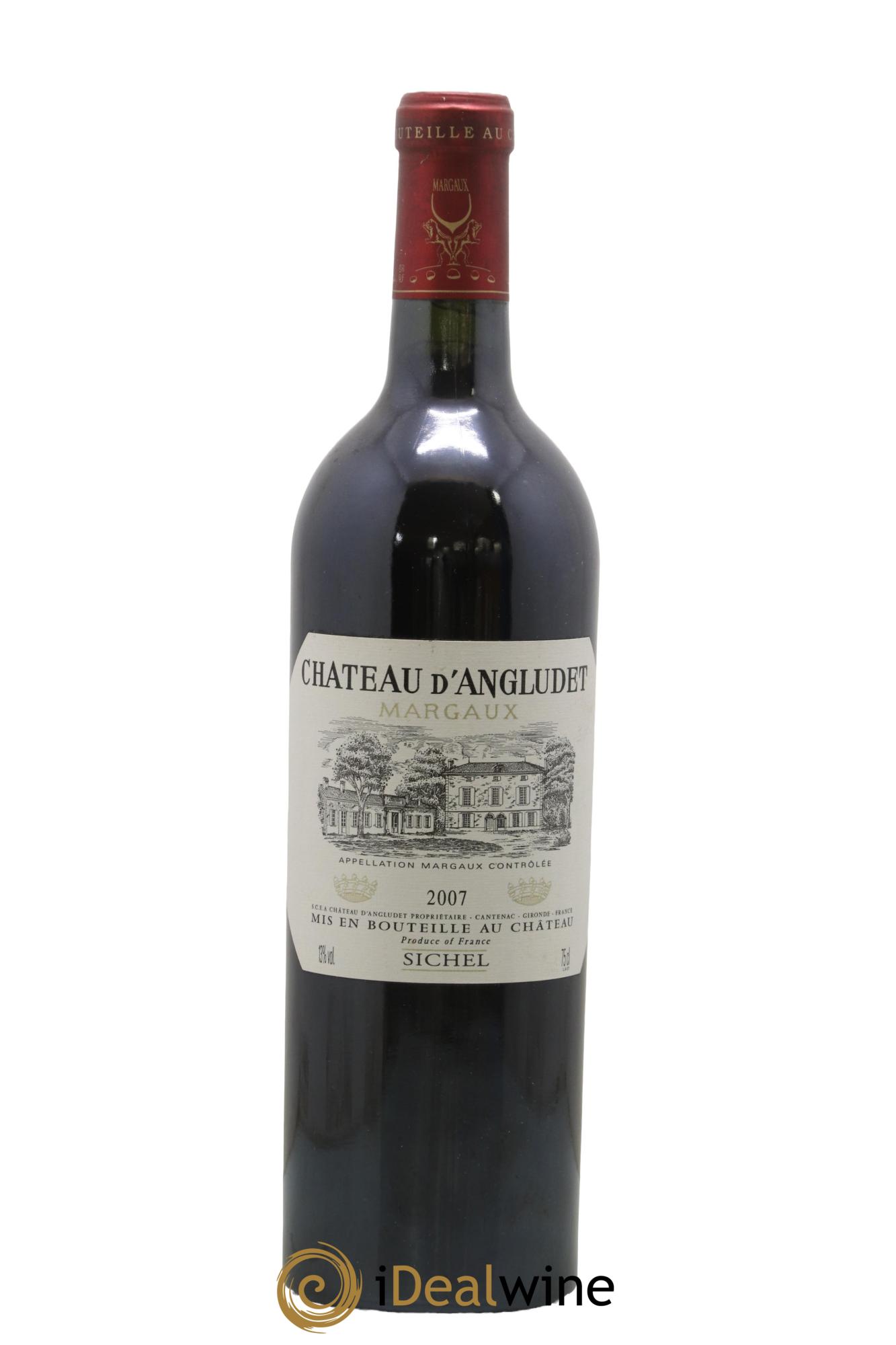 Château d' Angludet Cru Bourgeois 2007 - Lot of 1 bottle - 0