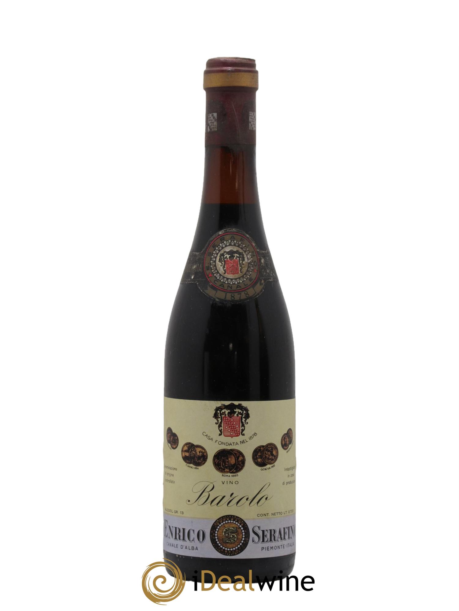 Barolo Enrico Serafino 1970 - Lot de 1 bouteille - 0