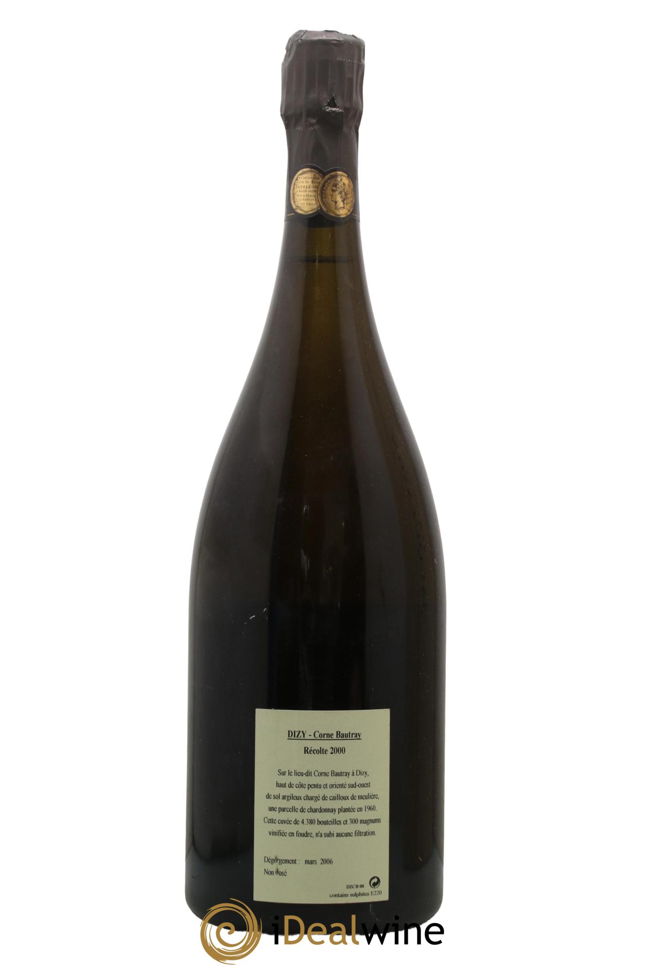 Dizy Corne Bautray Extra-Brut Jacquesson 2000 - Lot de 1 magnum - 2