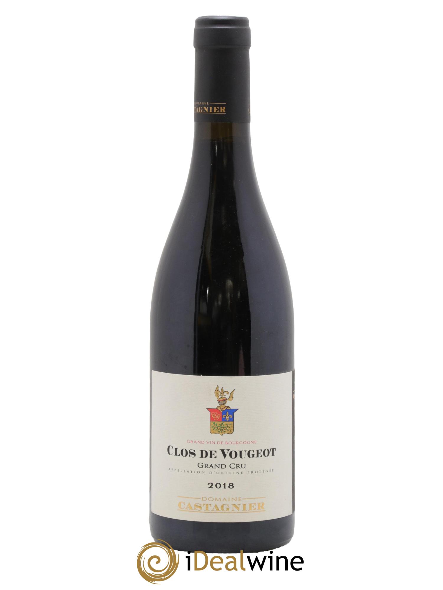 Clos de Vougeot Grand Cru Castagnier (Domaine) 2018 - Lot de 1 bouteille - 0