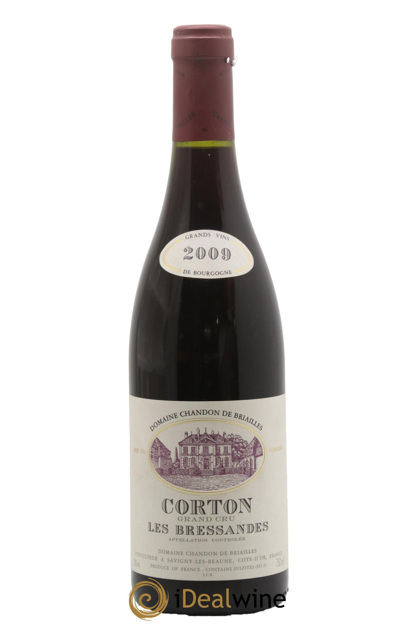 Corton Grand Cru Bressandes Chandon de Briailles 2009 - Lot de 1 bouteille - 0